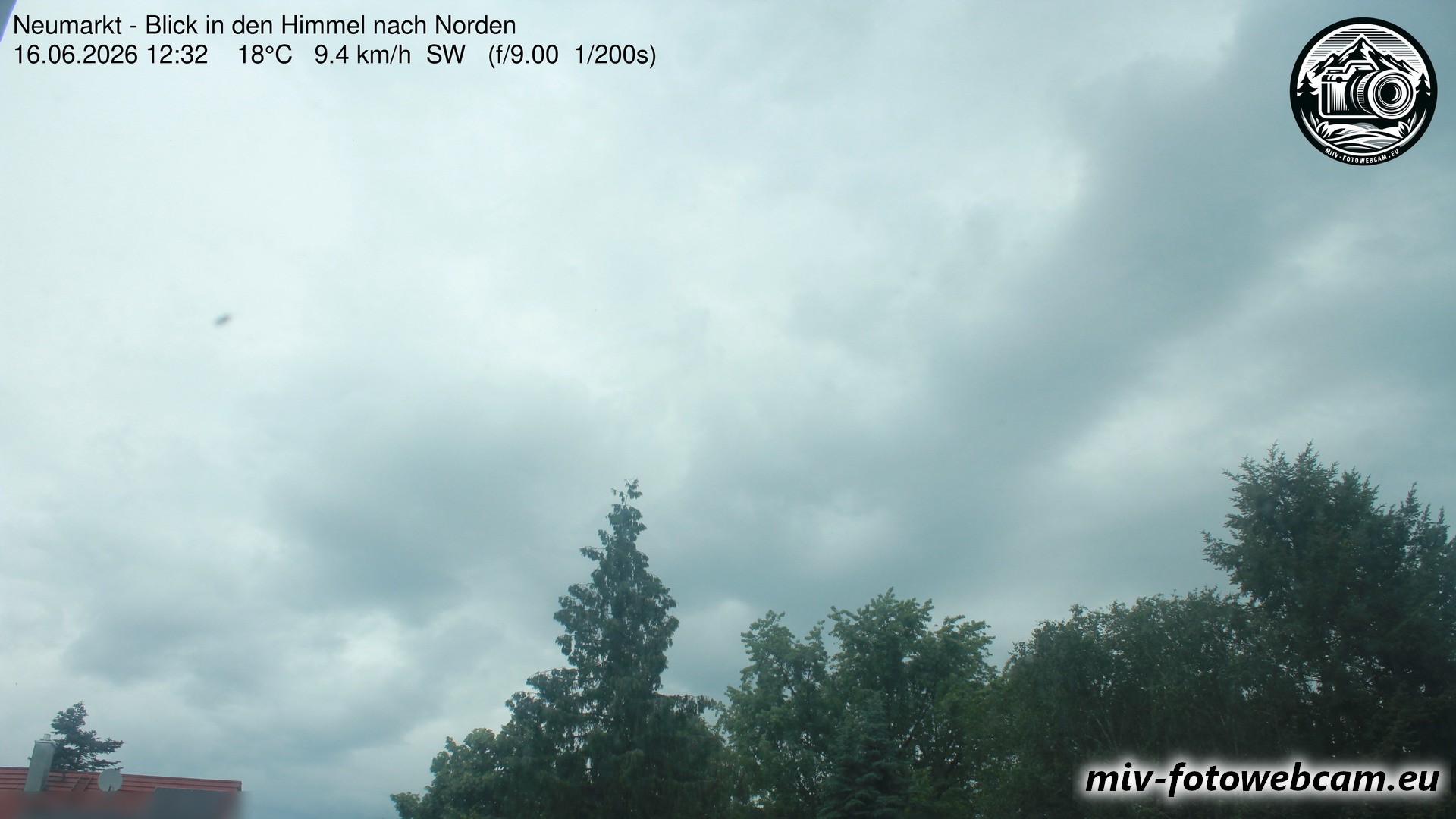 Archiv Foto Neumarkt in der Oberpfalz: Wetter-Webcam Norden