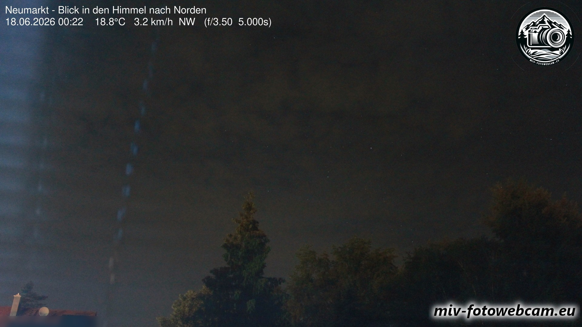 Archiv Foto Neumarkt in der Oberpfalz: Wetter-Webcam Norden