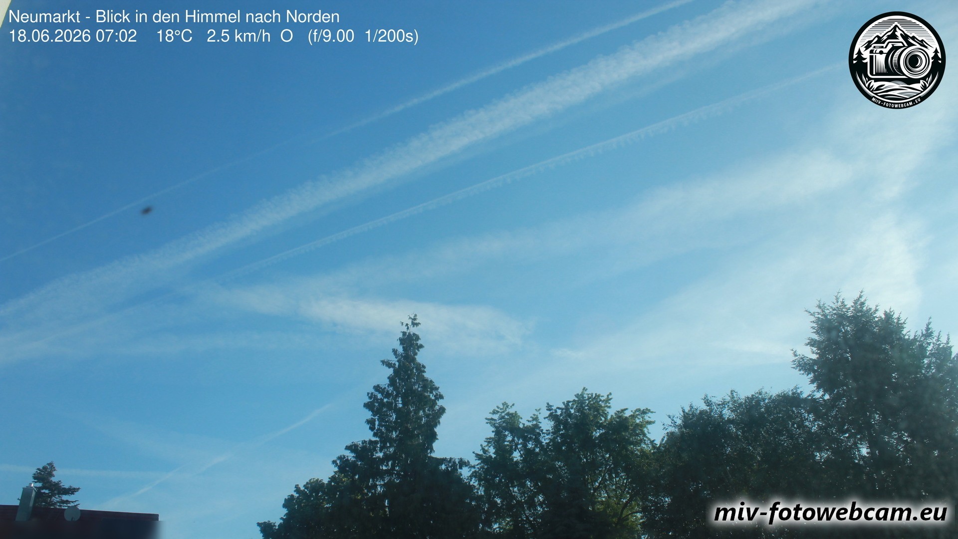 Archiv Foto Neumarkt in der Oberpfalz: Wetter-Webcam Norden