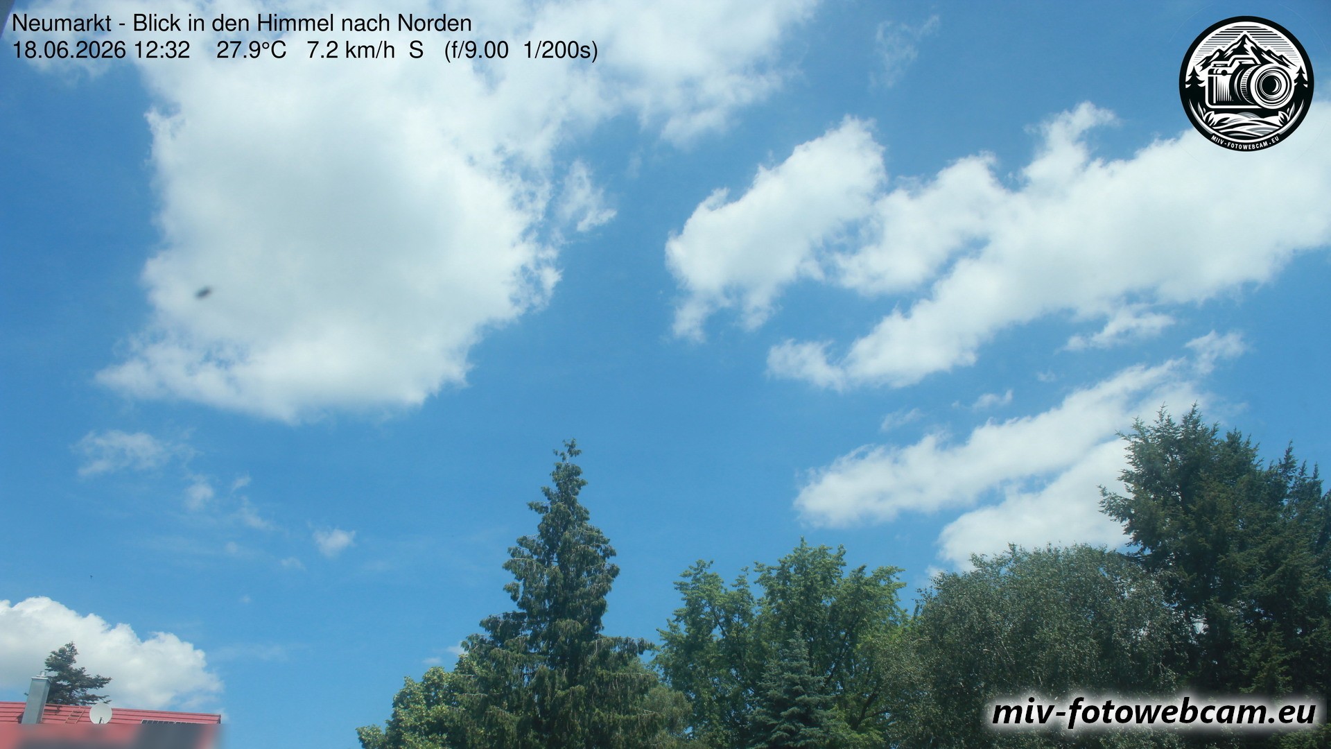 Archiv Foto Neumarkt in der Oberpfalz: Wetter-Webcam Norden
