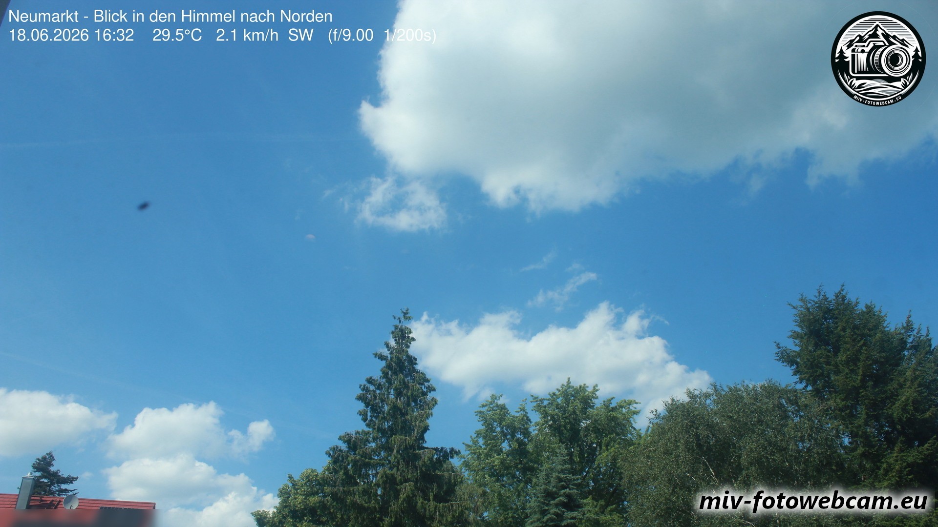 Archiv Foto Neumarkt in der Oberpfalz: Wetter-Webcam Norden