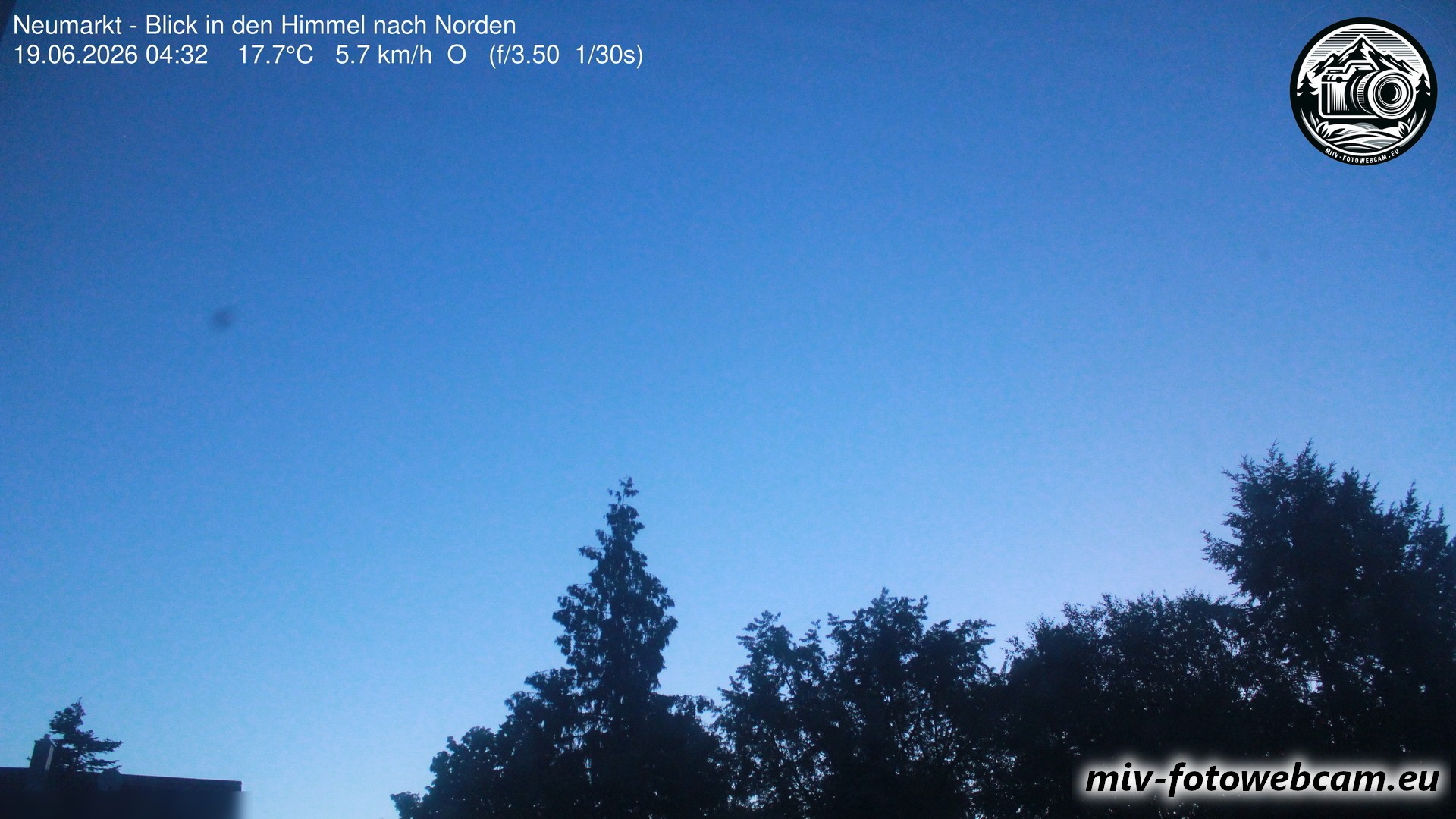 Archiv Foto Neumarkt in der Oberpfalz: Wetter-Webcam Norden
