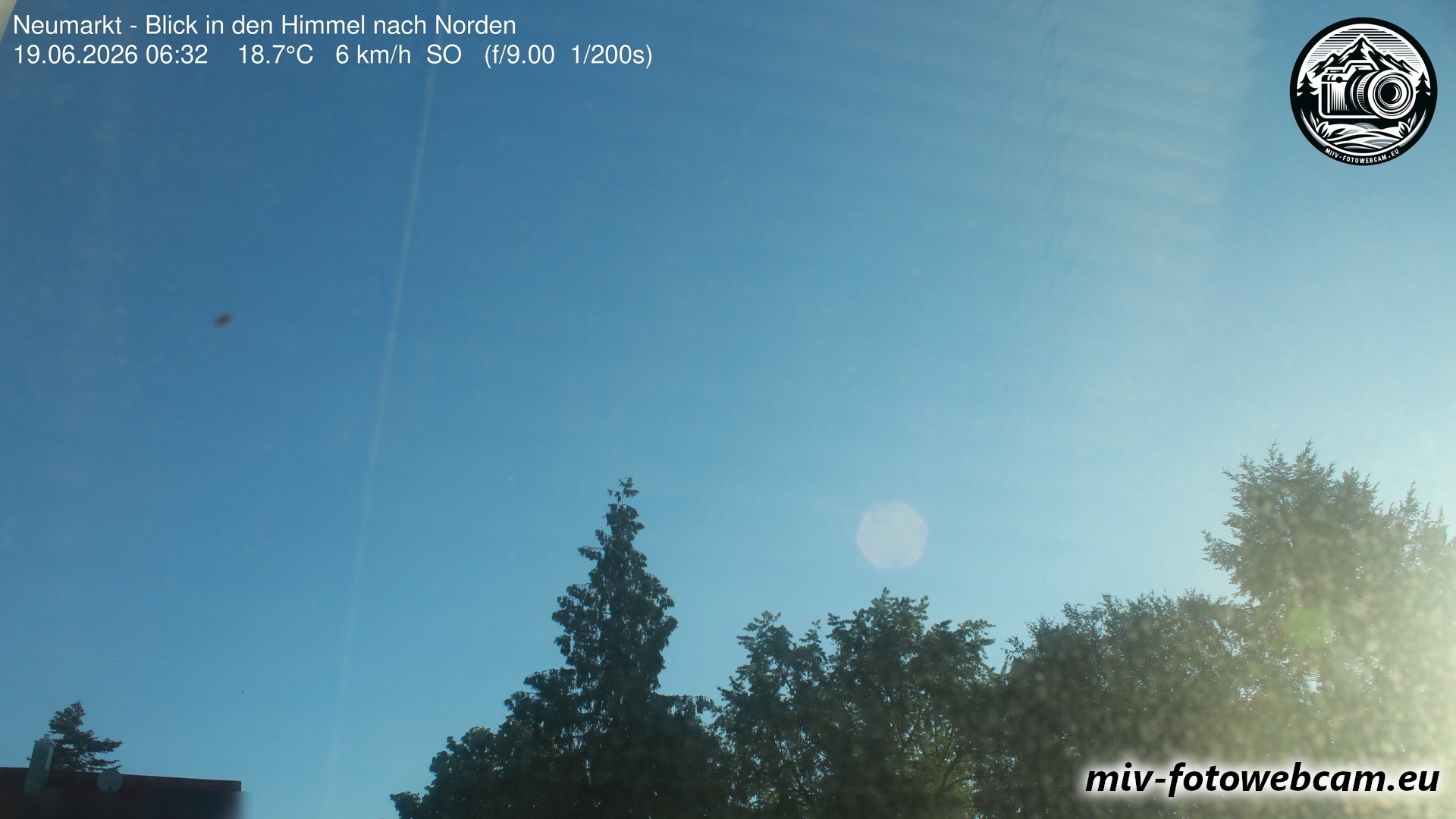 Archiv Foto Neumarkt in der Oberpfalz: Wetter-Webcam Norden