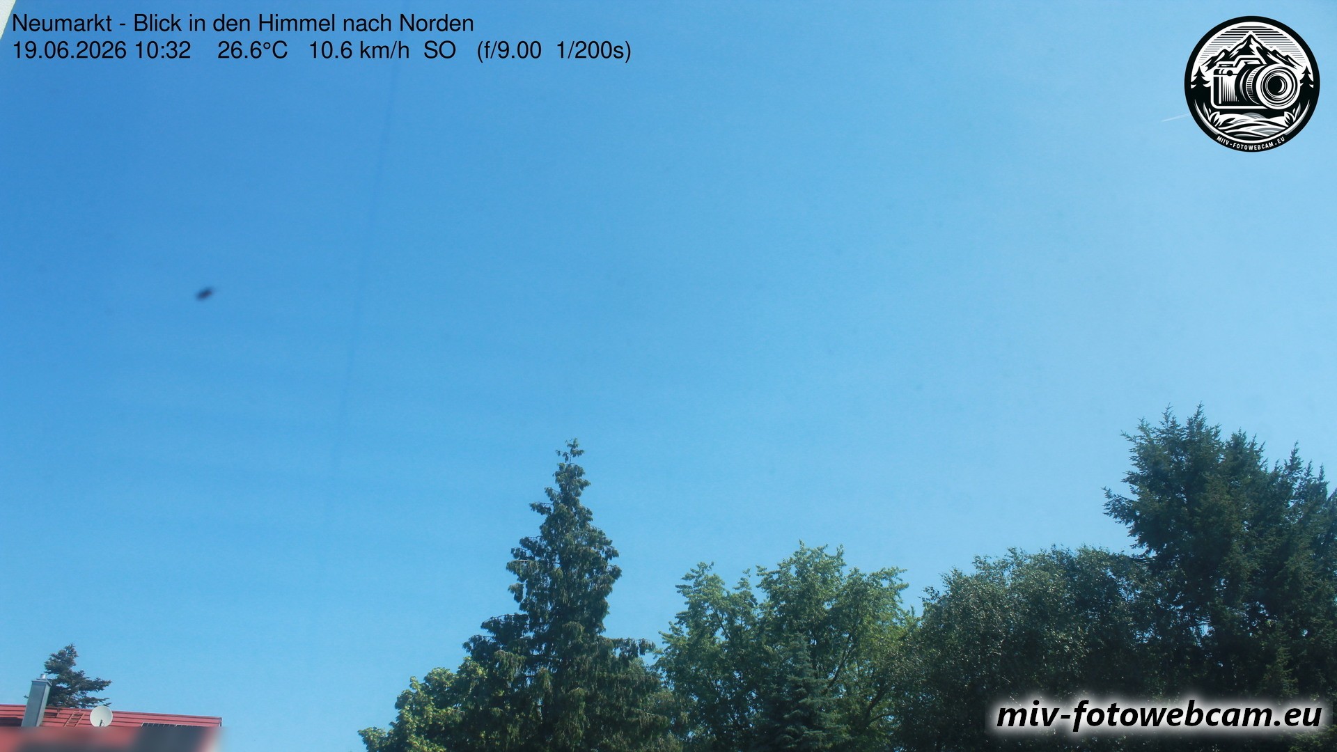 Archiv Foto Neumarkt in der Oberpfalz: Wetter-Webcam Norden