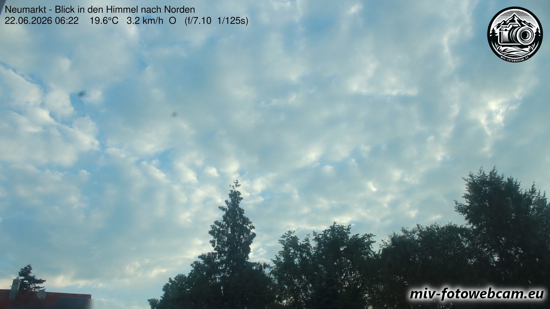 Archiv Foto Neumarkt in der Oberpfalz: Wetter-Webcam Norden