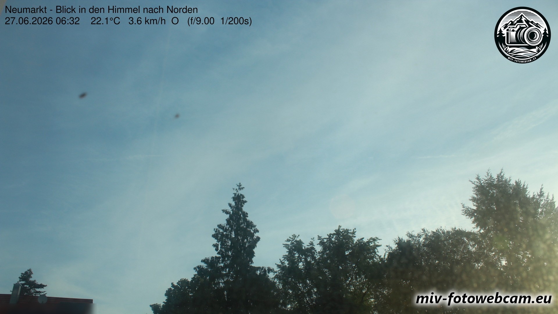 Archiv Foto Neumarkt in der Oberpfalz: Wetter-Webcam Norden