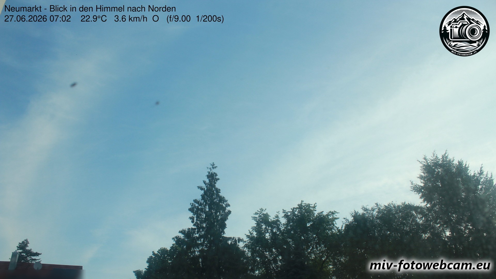 Archiv Foto Neumarkt in der Oberpfalz: Wetter-Webcam Norden