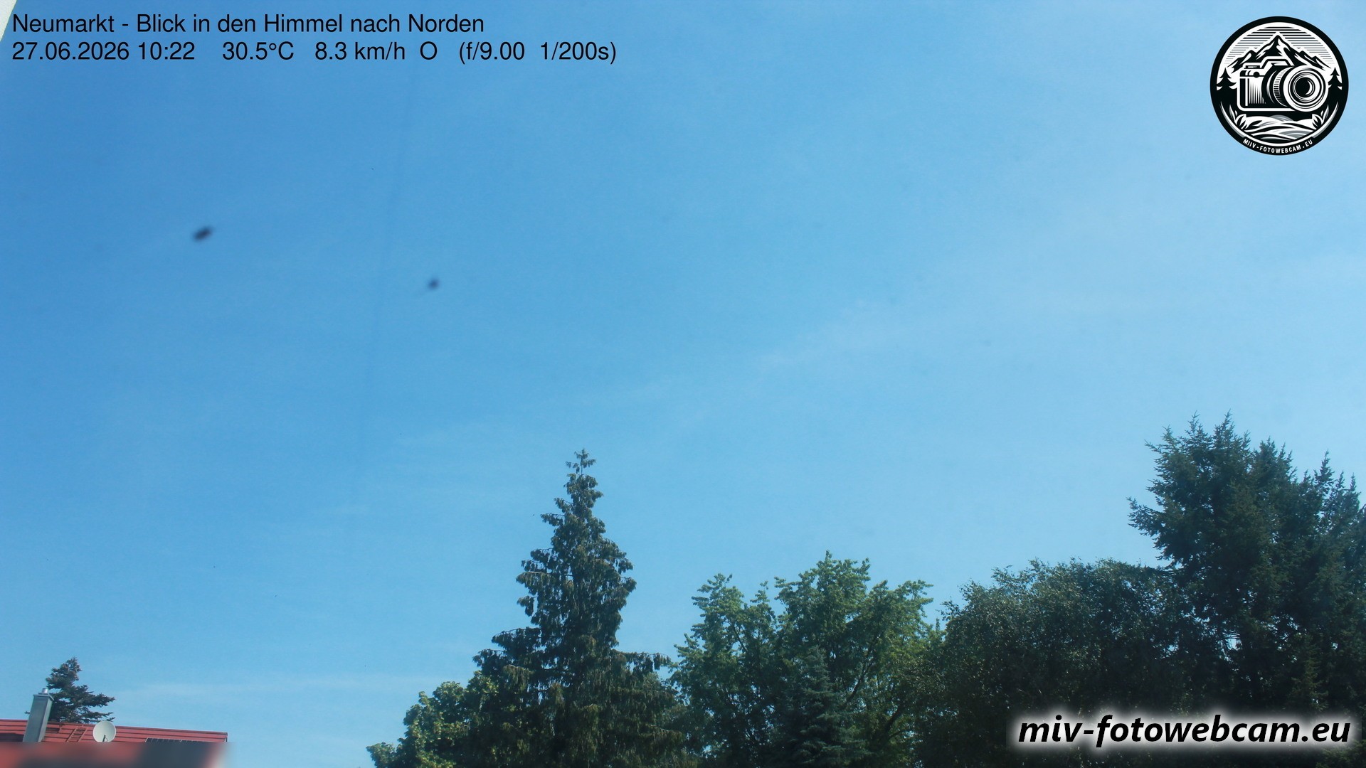 Archiv Foto Neumarkt in der Oberpfalz: Wetter-Webcam Norden