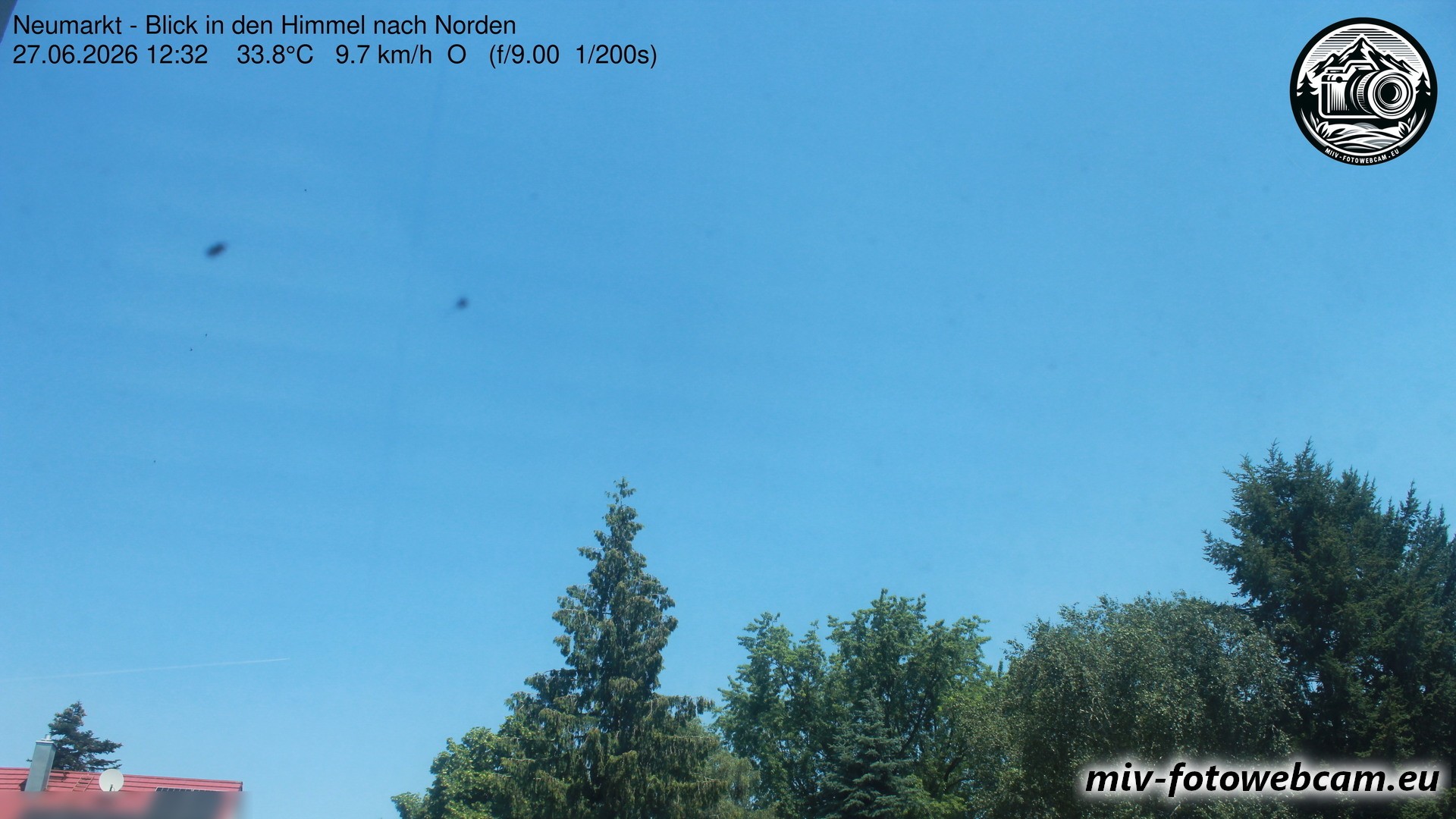 Archiv Foto Neumarkt in der Oberpfalz: Wetter-Webcam Norden