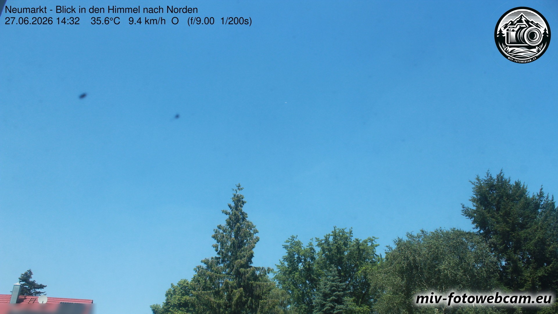 Archiv Foto Neumarkt in der Oberpfalz: Wetter-Webcam Norden