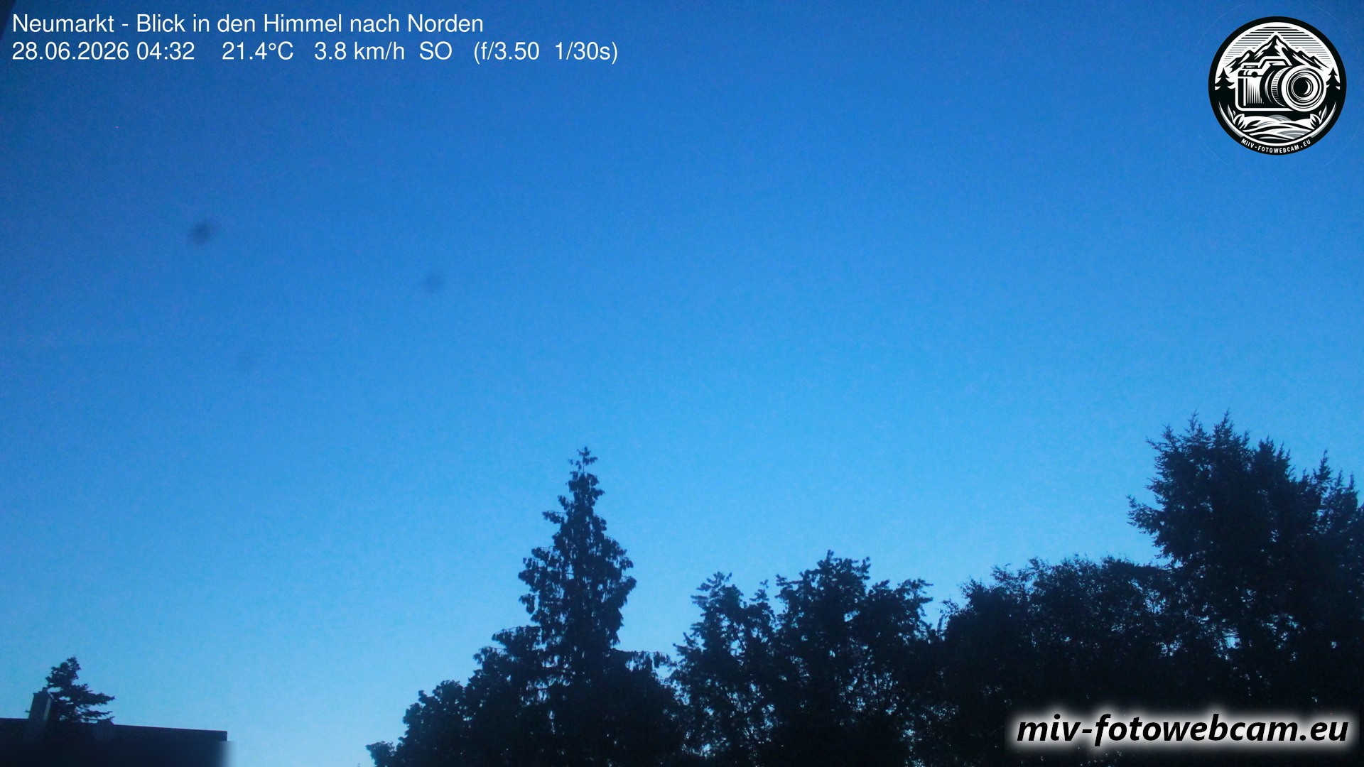 Archiv Foto Neumarkt in der Oberpfalz: Wetter-Webcam Norden
