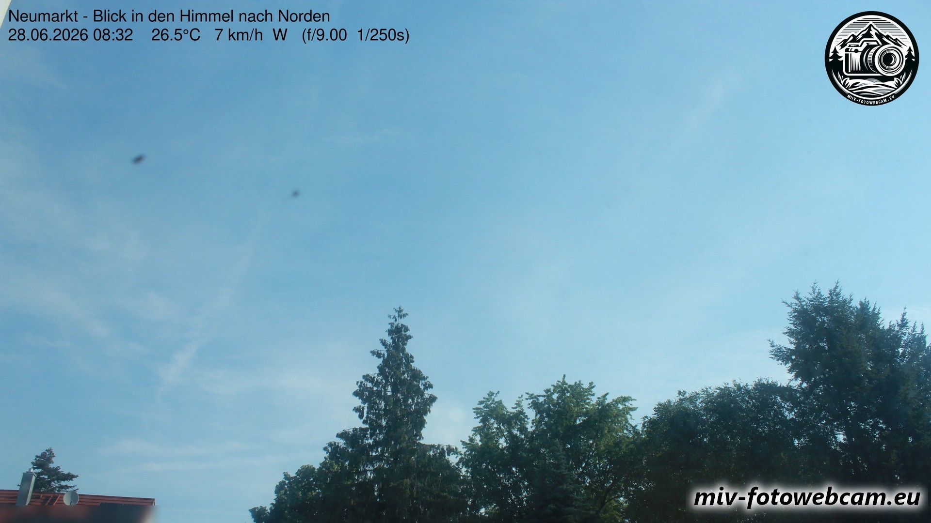 Archiv Foto Neumarkt in der Oberpfalz: Wetter-Webcam Norden