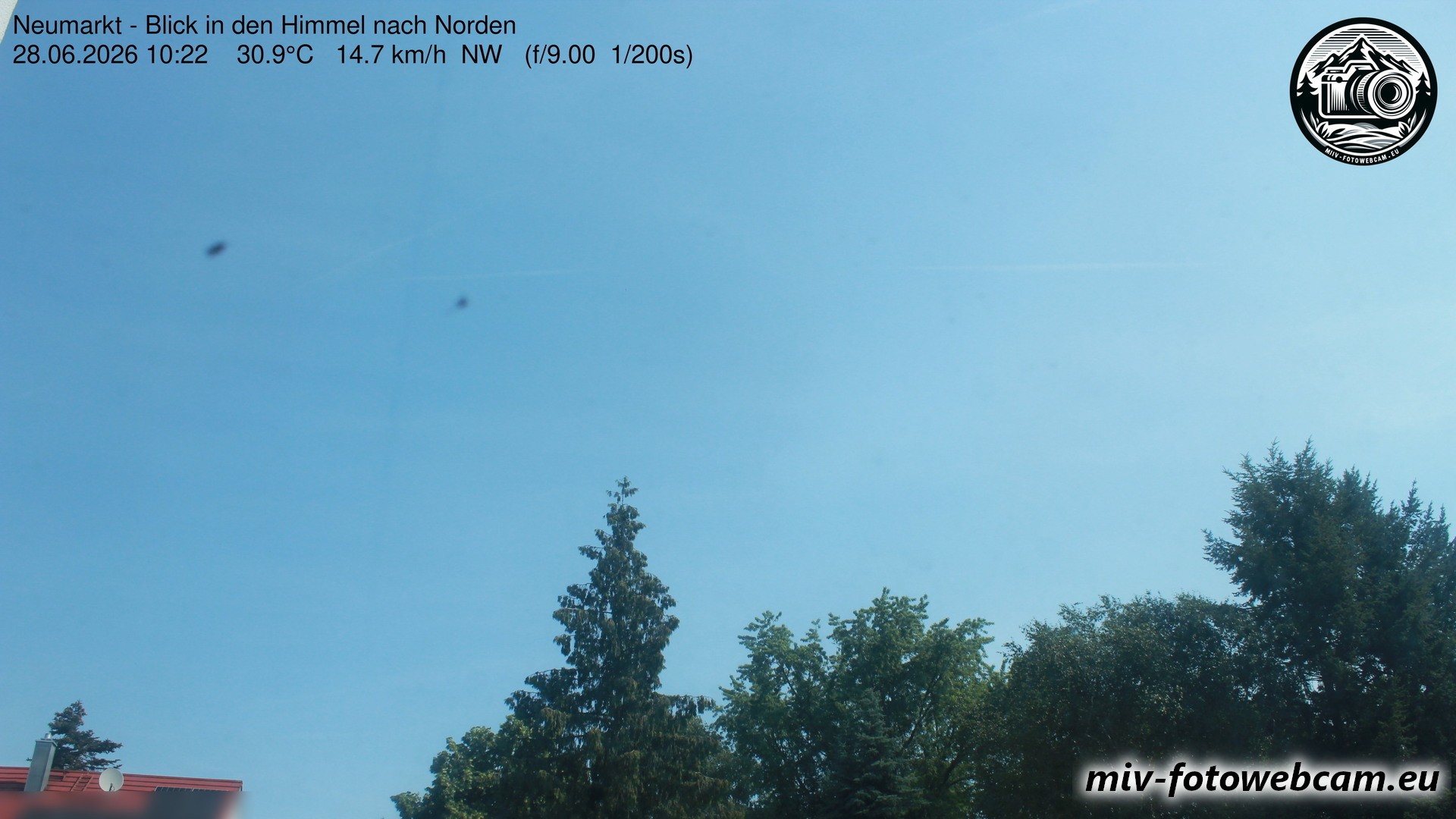 Archiv Foto Neumarkt in der Oberpfalz: Wetter-Webcam Norden