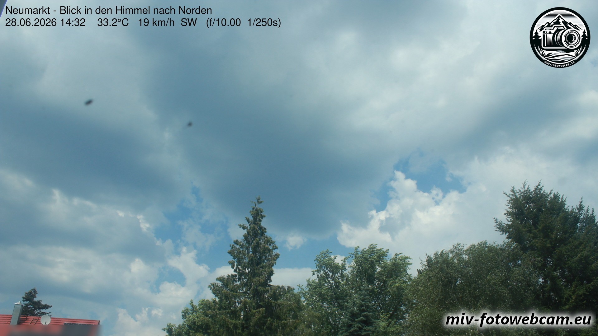 Archiv Foto Neumarkt in der Oberpfalz: Wetter-Webcam Norden
