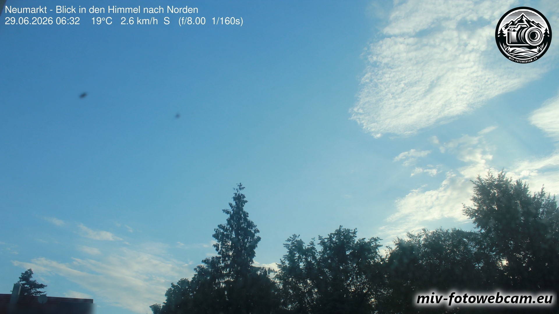 Archiv Foto Neumarkt in der Oberpfalz: Wetter-Webcam Norden