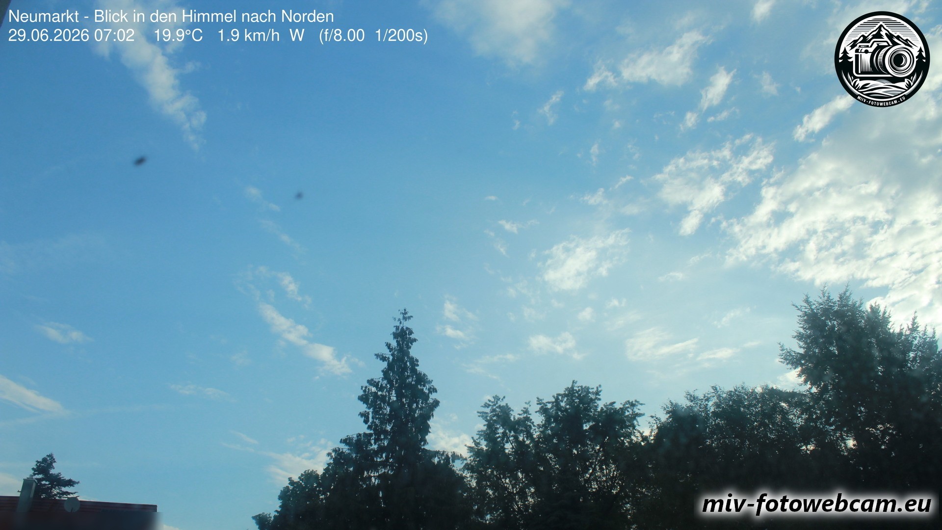 Archiv Foto Neumarkt in der Oberpfalz: Wetter-Webcam Norden