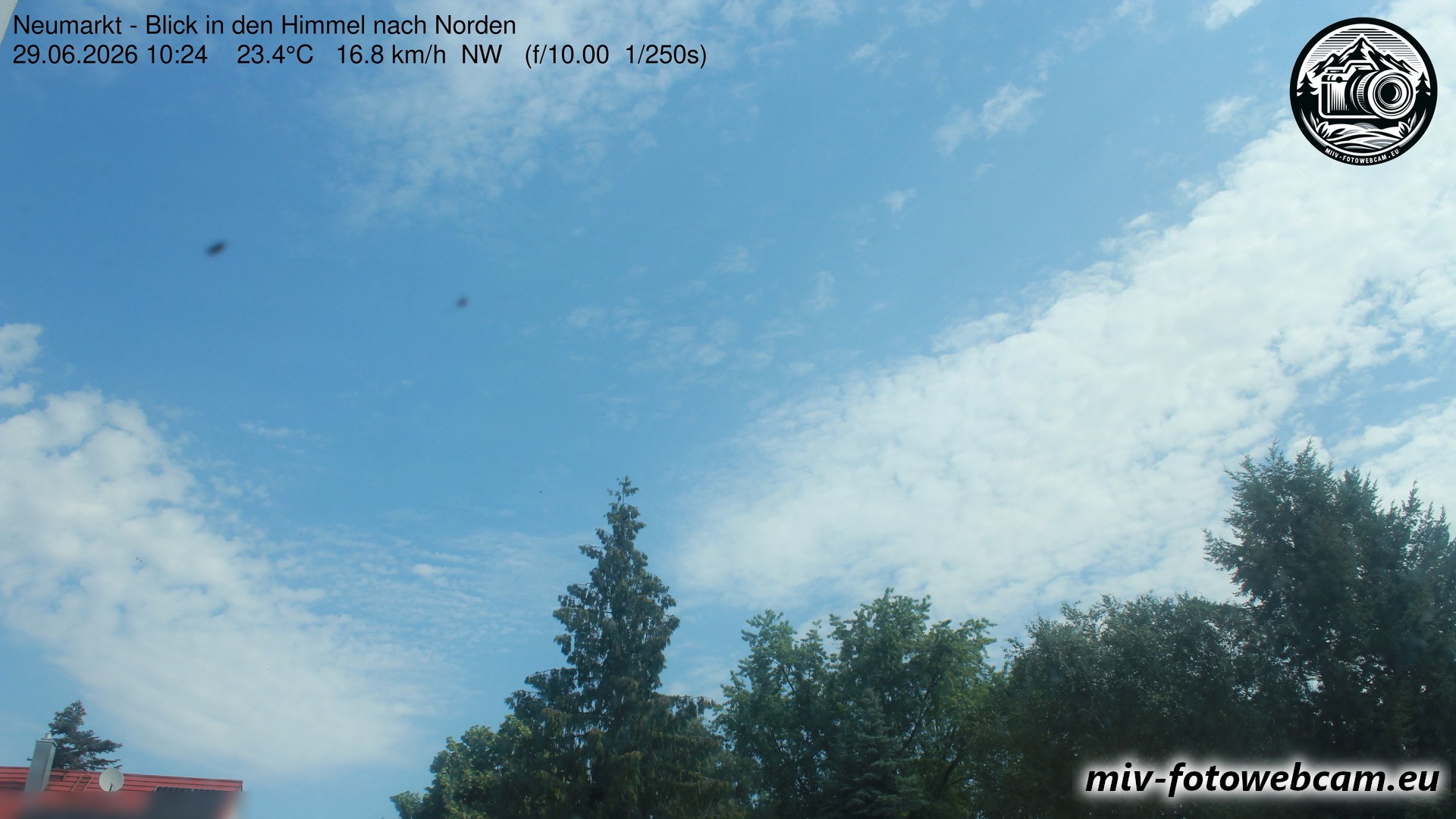 Archiv Foto Neumarkt in der Oberpfalz: Wetter-Webcam Norden