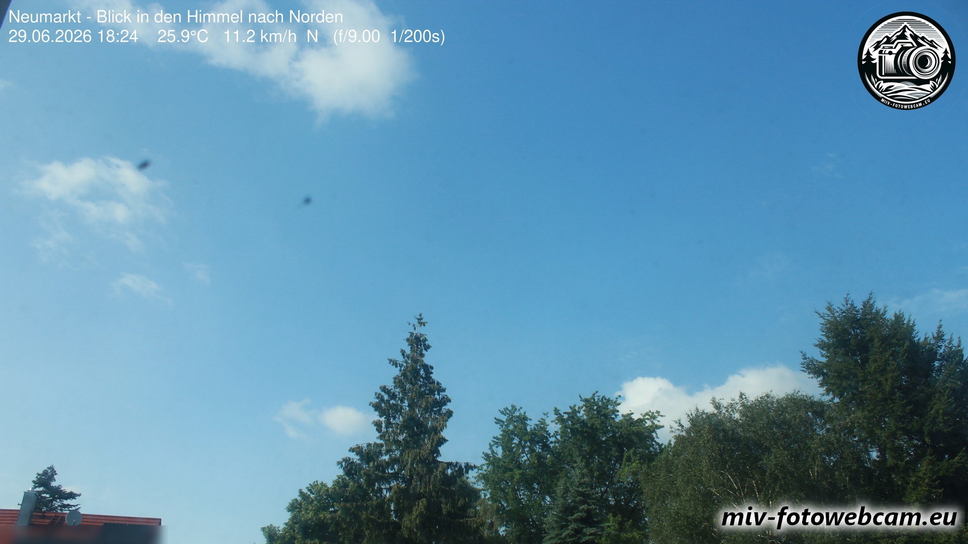 Archiv Foto Neumarkt in der Oberpfalz: Wetter-Webcam Norden