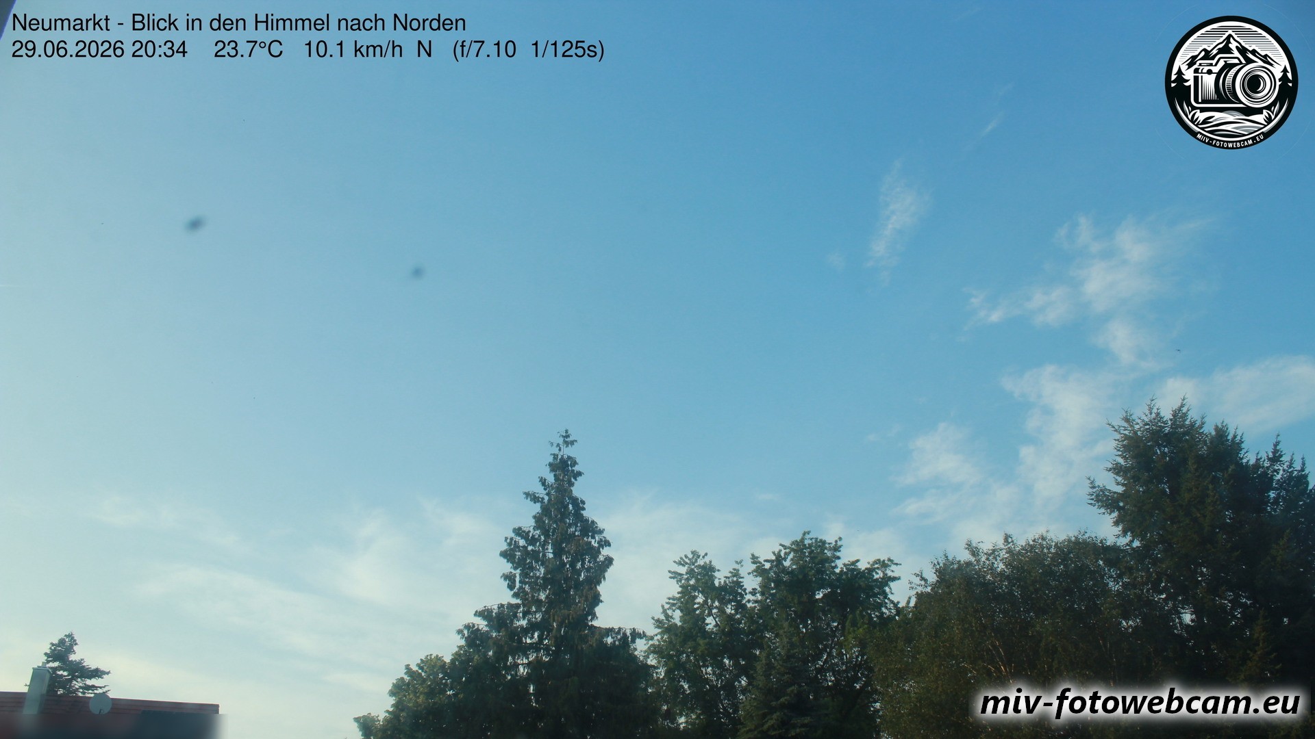 Archiv Foto Neumarkt in der Oberpfalz: Wetter-Webcam Norden