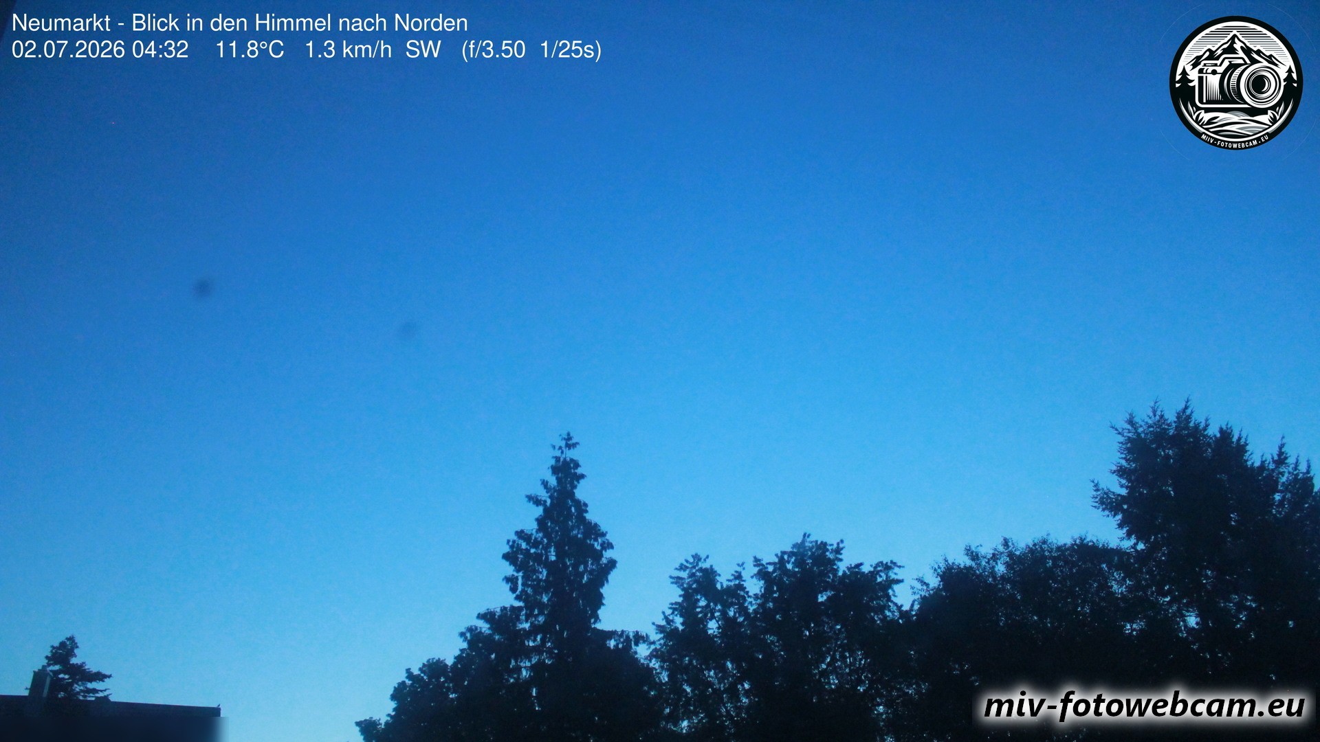 Archiv Foto Neumarkt in der Oberpfalz: Wetter-Webcam Norden
