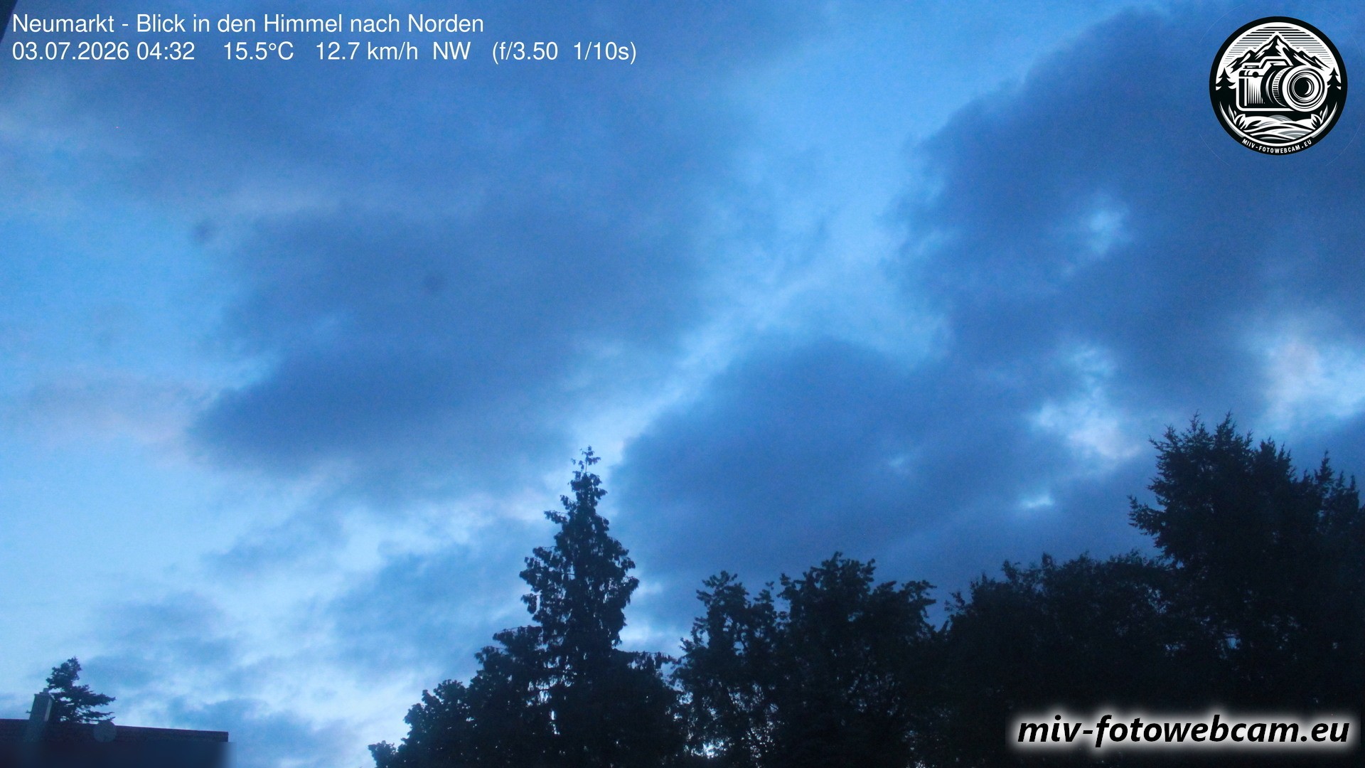 Archiv Foto Neumarkt in der Oberpfalz: Wetter-Webcam Norden