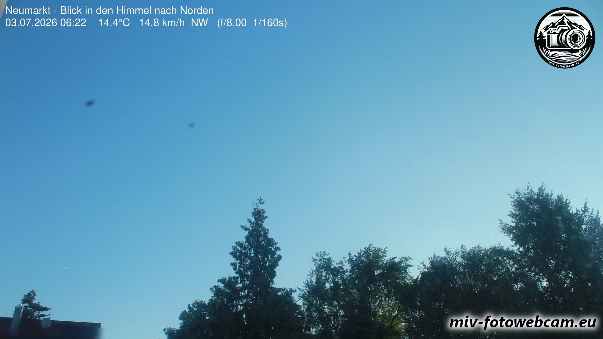 Archiv Foto Neumarkt in der Oberpfalz: Wetter-Webcam Norden