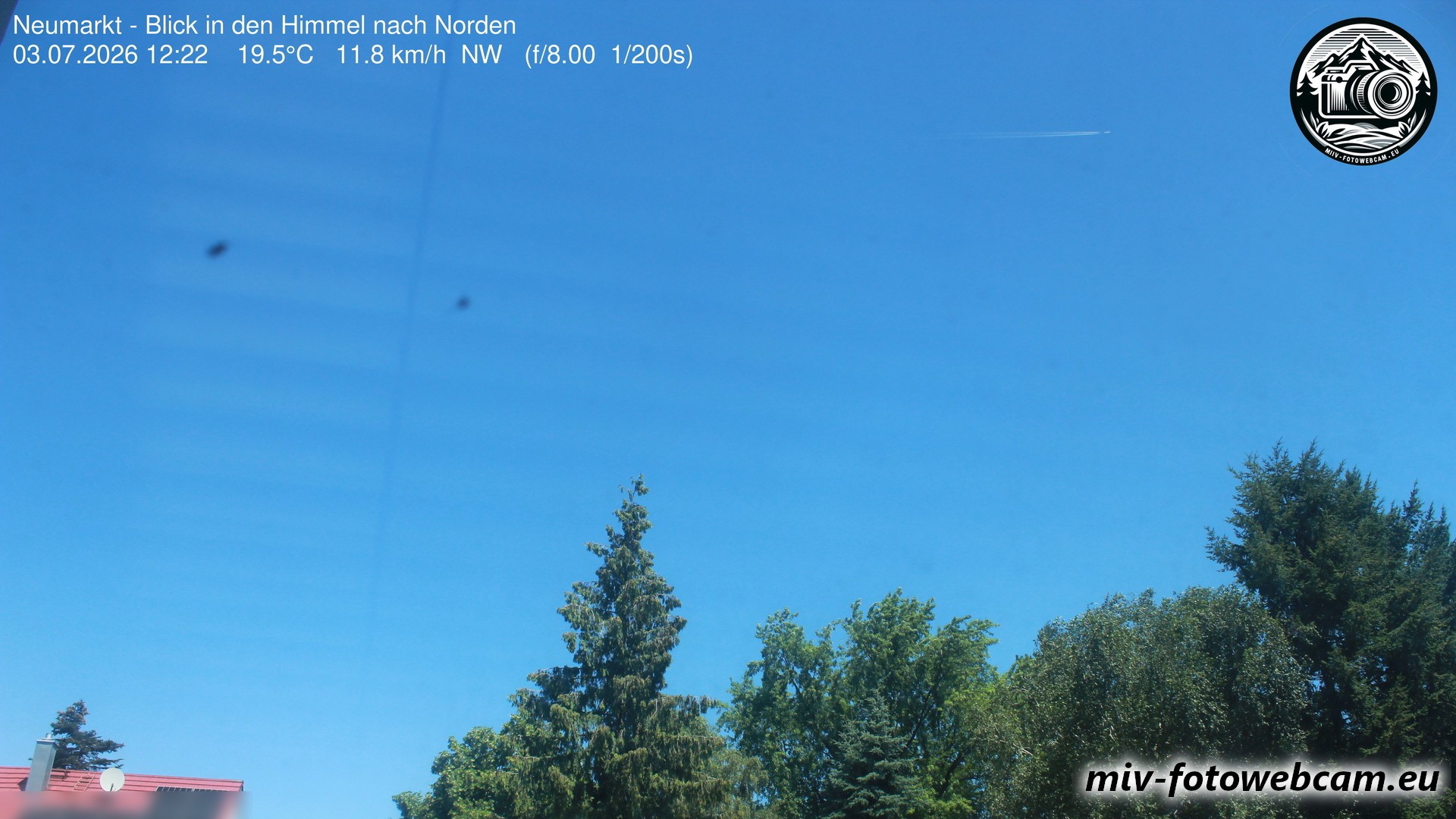Archiv Foto Neumarkt in der Oberpfalz: Wetter-Webcam Norden