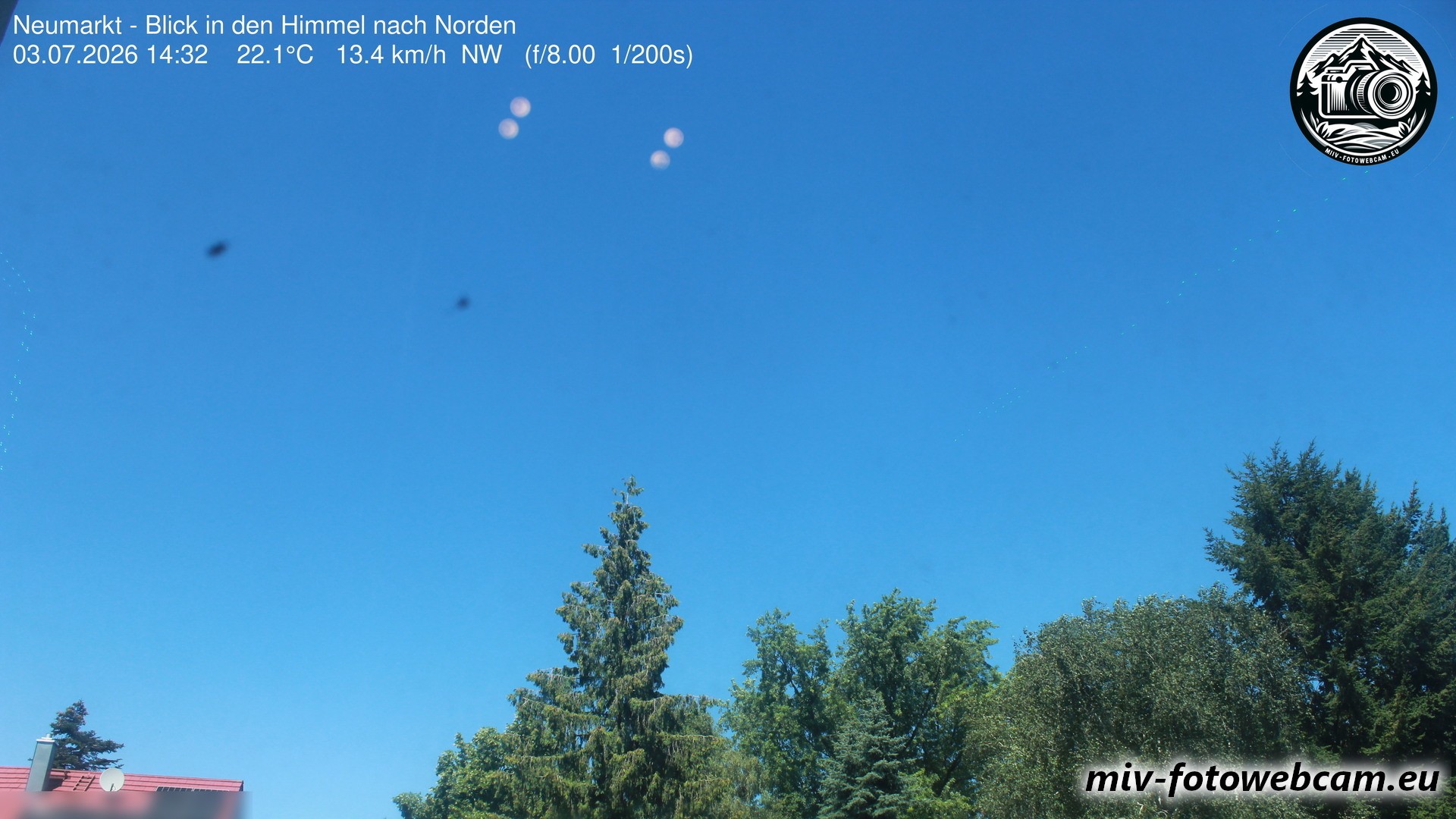 Archiv Foto Neumarkt in der Oberpfalz: Wetter-Webcam Norden