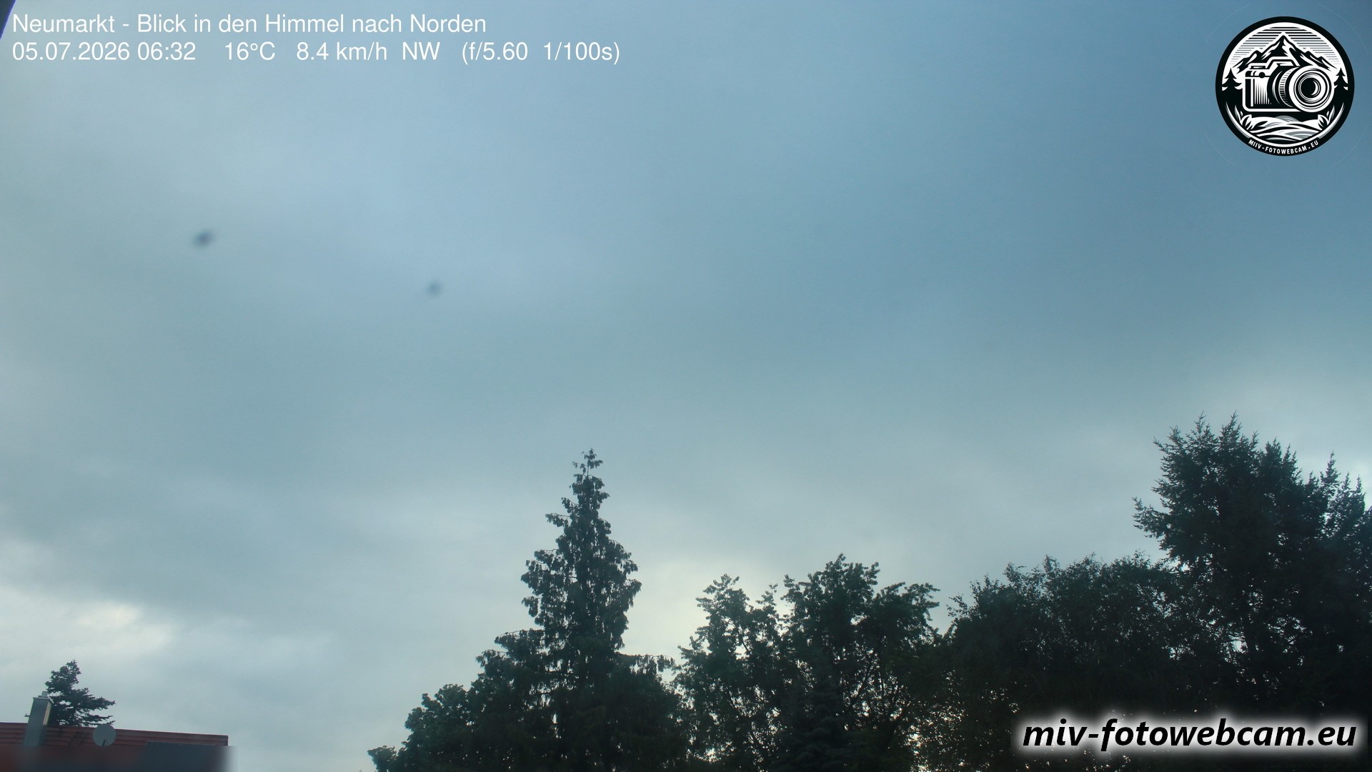Archiv Foto Neumarkt in der Oberpfalz: Wetter-Webcam Norden
