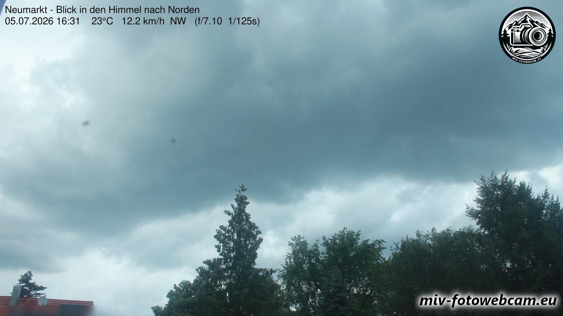 Archiv Foto Neumarkt in der Oberpfalz: Wetter-Webcam Norden