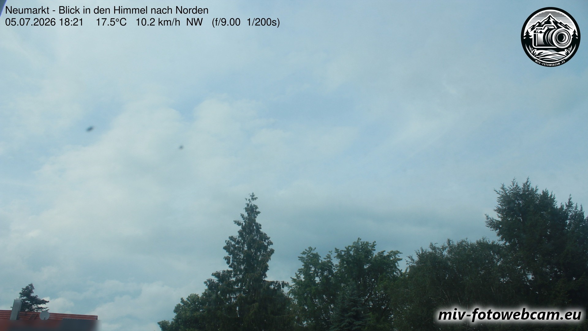 Archiv Foto Neumarkt in der Oberpfalz: Wetter-Webcam Norden
