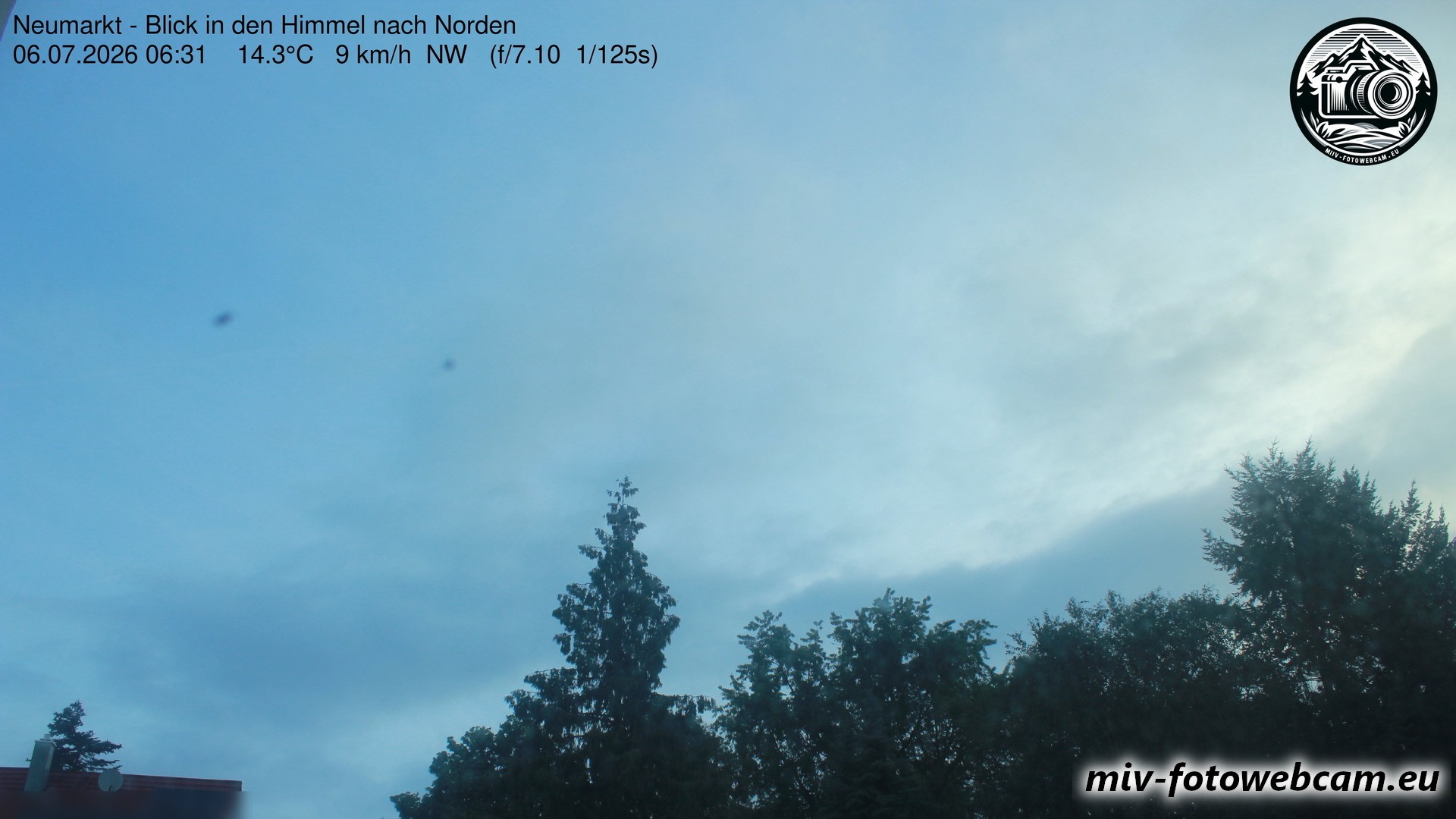 Archiv Foto Neumarkt in der Oberpfalz: Wetter-Webcam Norden