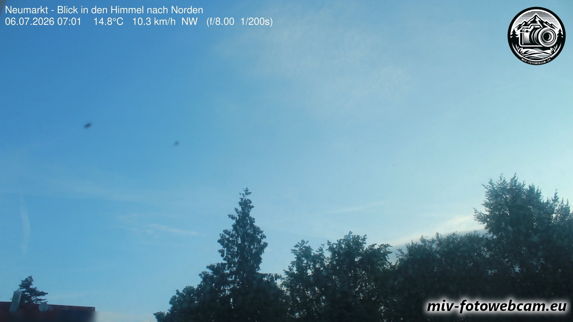 Archiv Foto Neumarkt in der Oberpfalz: Wetter-Webcam Norden