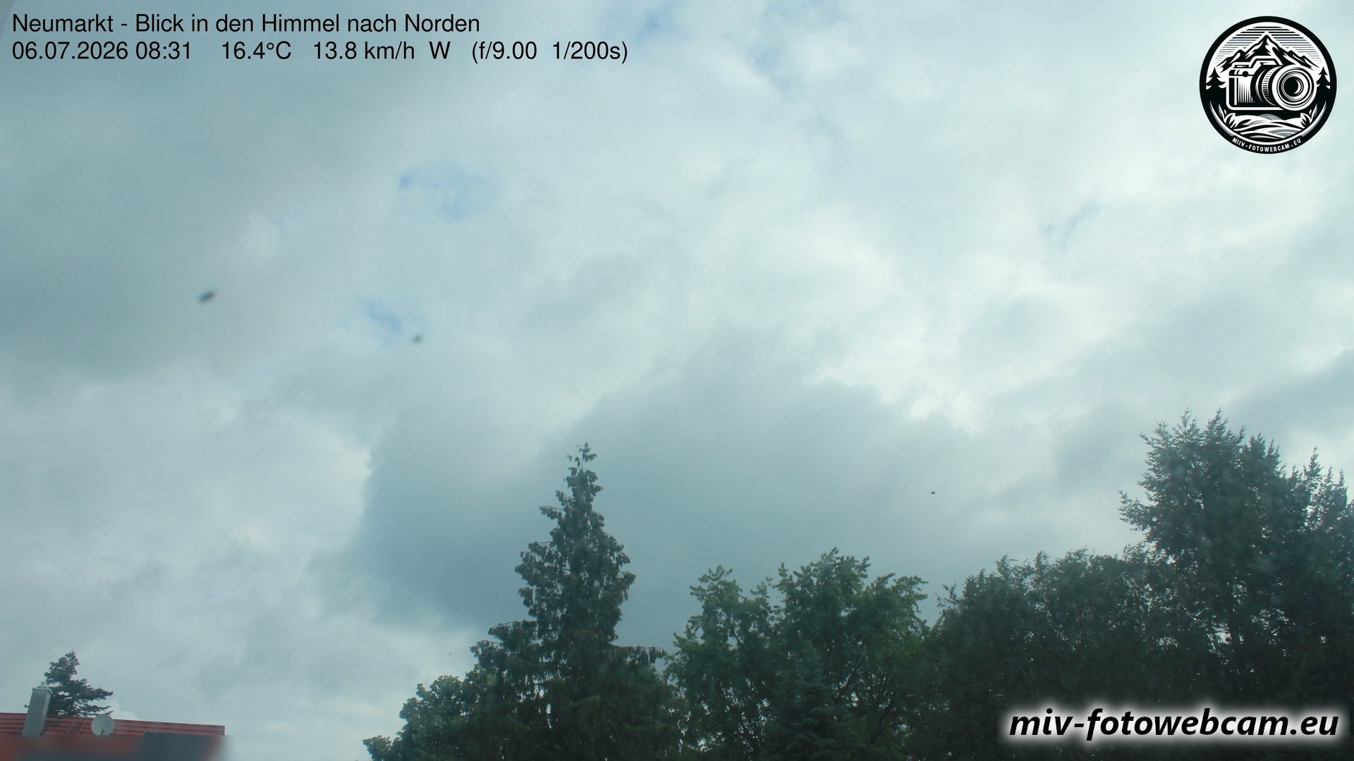 Archiv Foto Neumarkt in der Oberpfalz: Wetter-Webcam Norden