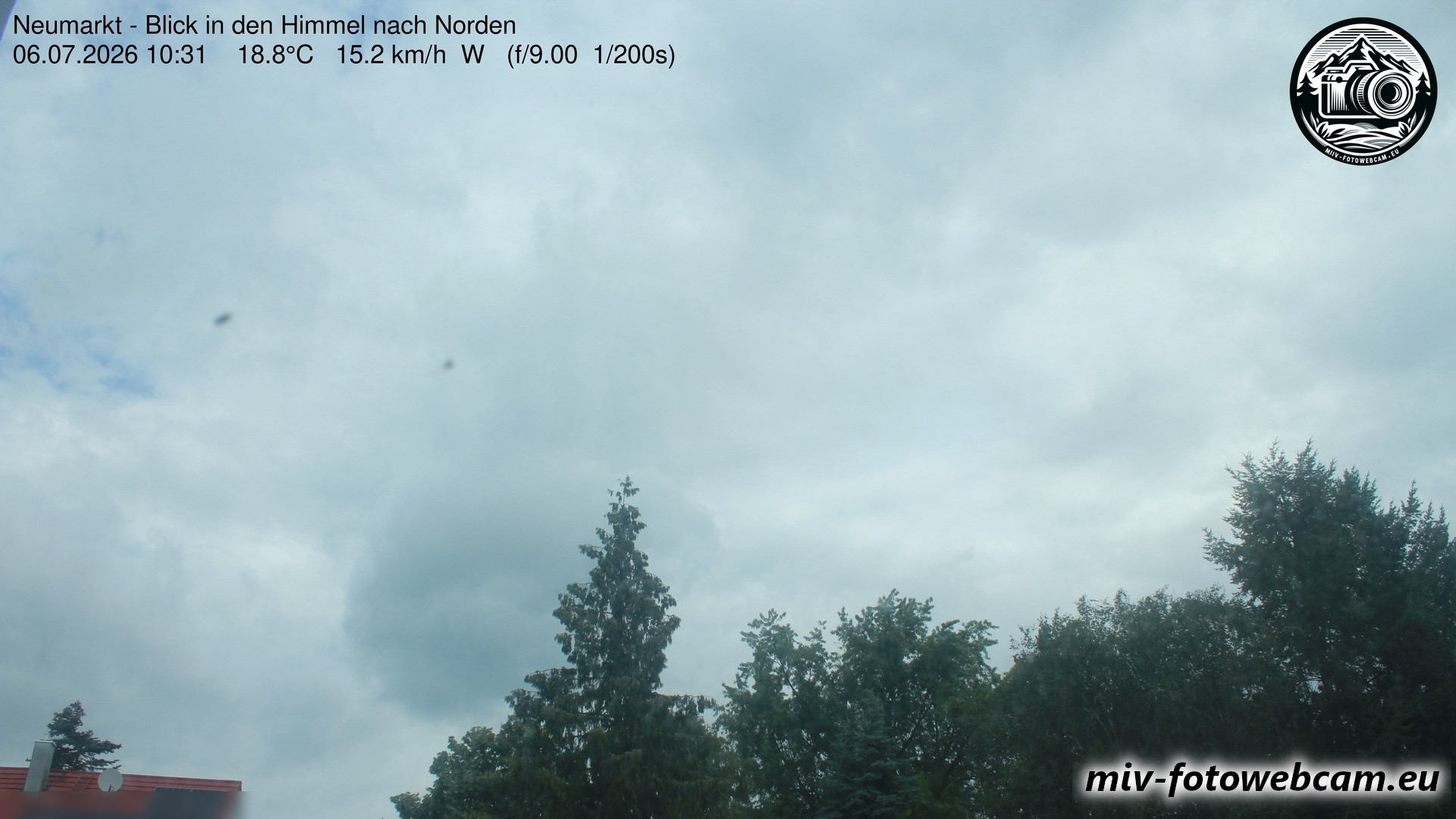 Archiv Foto Neumarkt in der Oberpfalz: Wetter-Webcam Norden