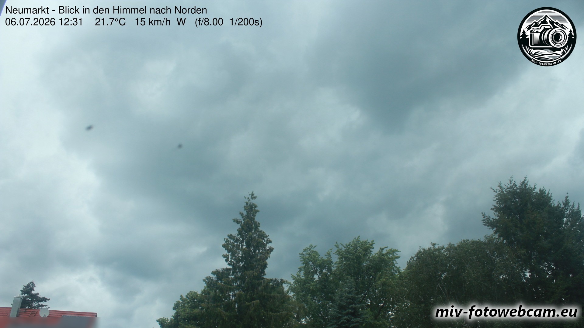 Archiv Foto Neumarkt in der Oberpfalz: Wetter-Webcam Norden