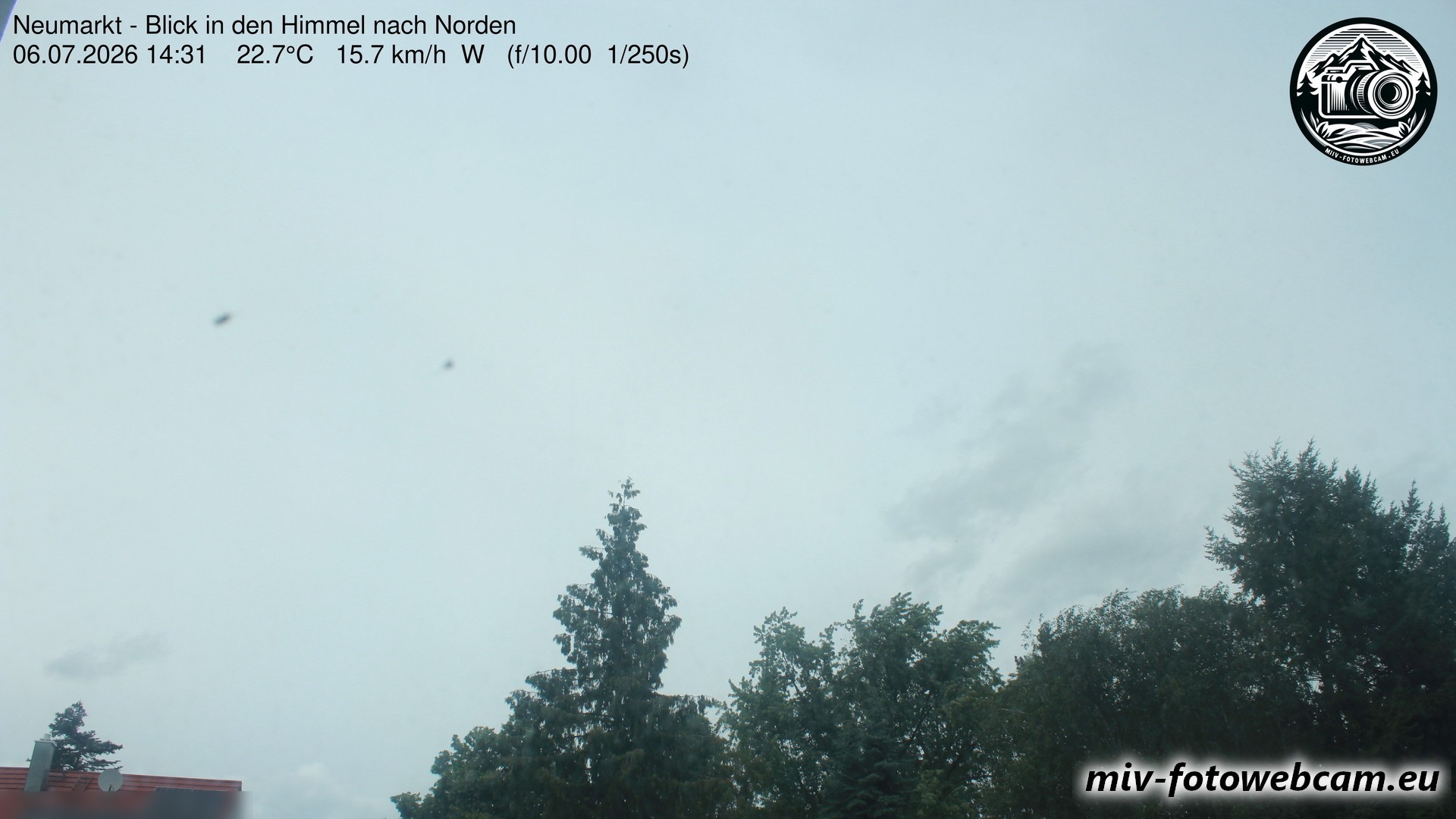 Archiv Foto Neumarkt in der Oberpfalz: Wetter-Webcam Norden