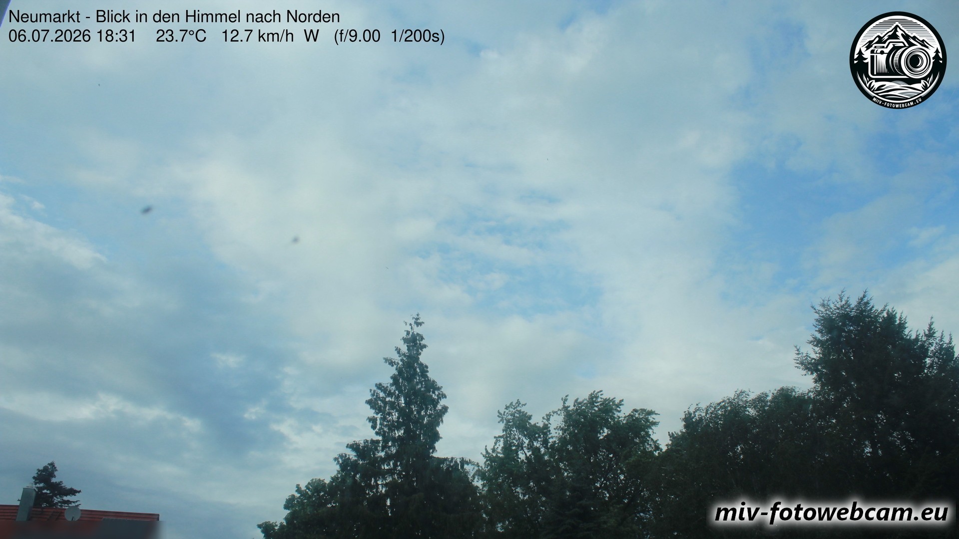 Archiv Foto Neumarkt in der Oberpfalz: Wetter-Webcam Norden