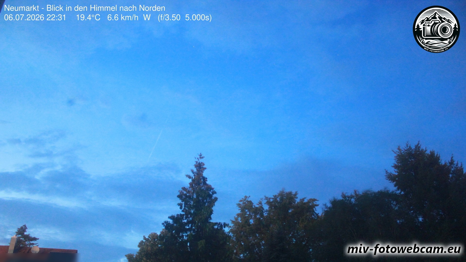 Archiv Foto Neumarkt in der Oberpfalz: Wetter-Webcam Norden