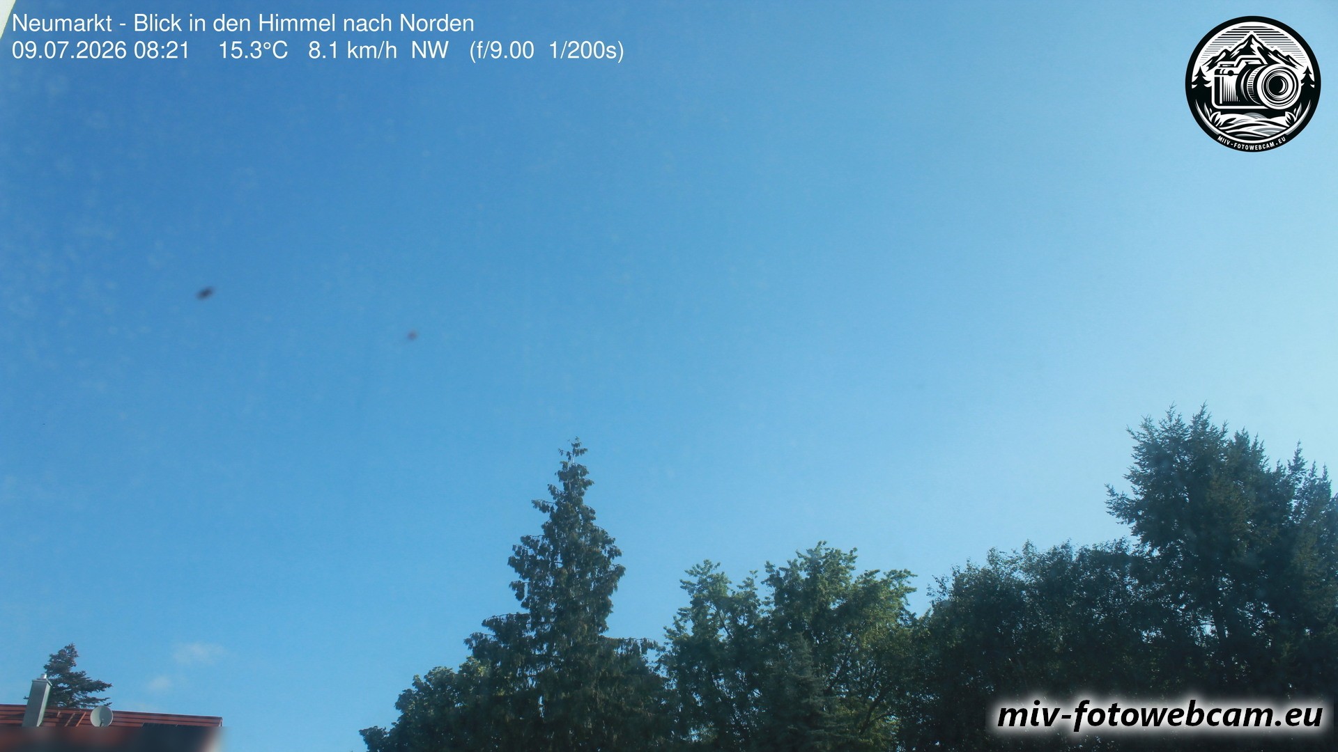 Archiv Foto Neumarkt in der Oberpfalz: Wetter-Webcam Norden