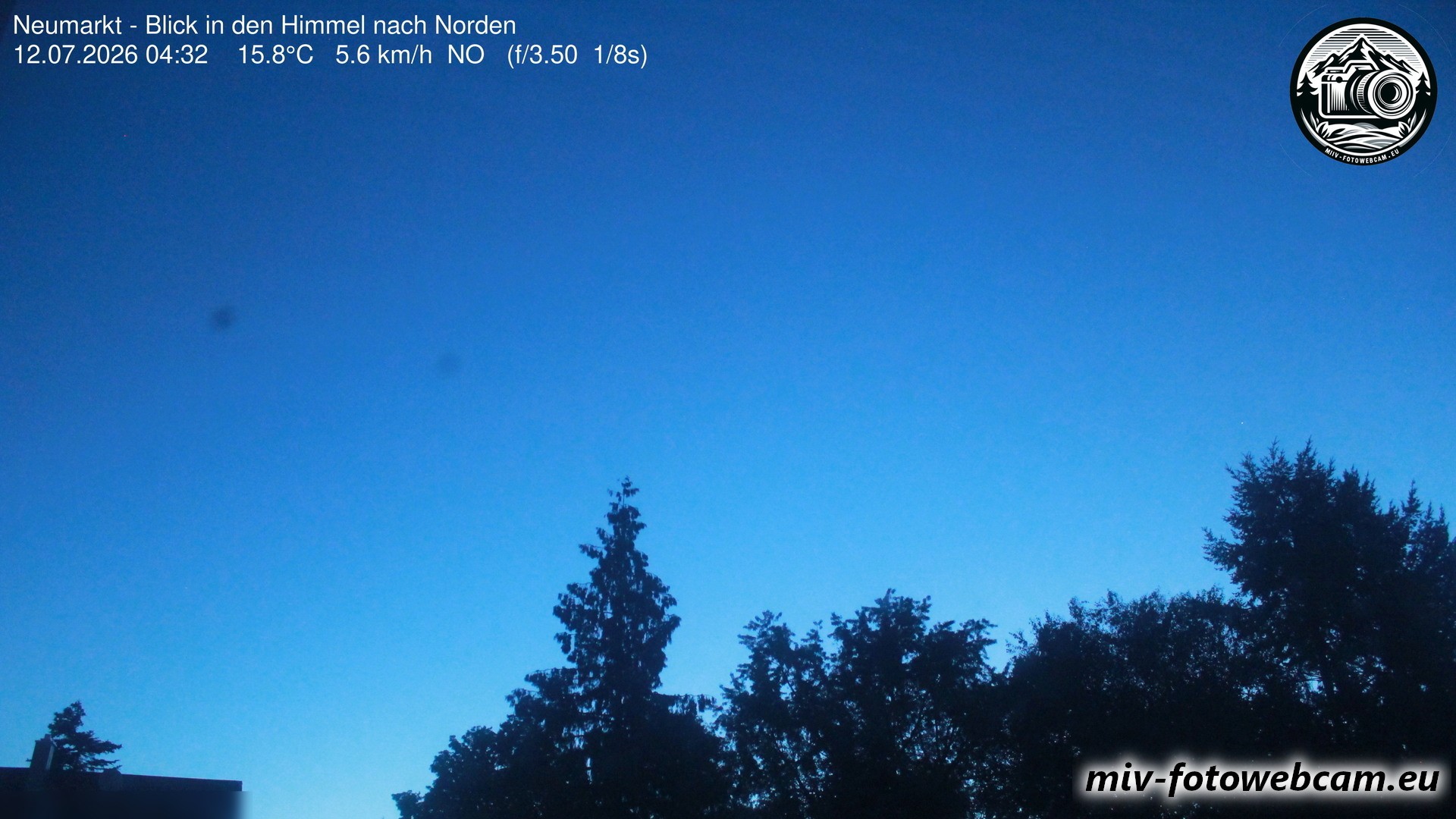 Archiv Foto Neumarkt in der Oberpfalz: Wetter-Webcam Norden