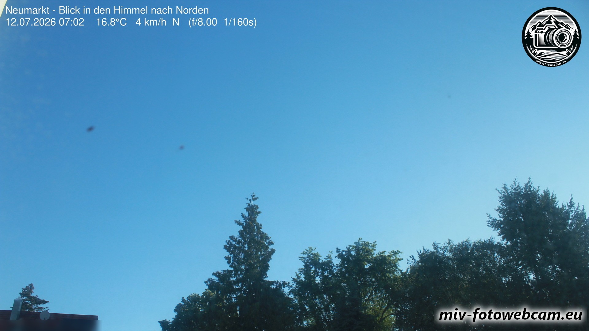 Archiv Foto Neumarkt in der Oberpfalz: Wetter-Webcam Norden