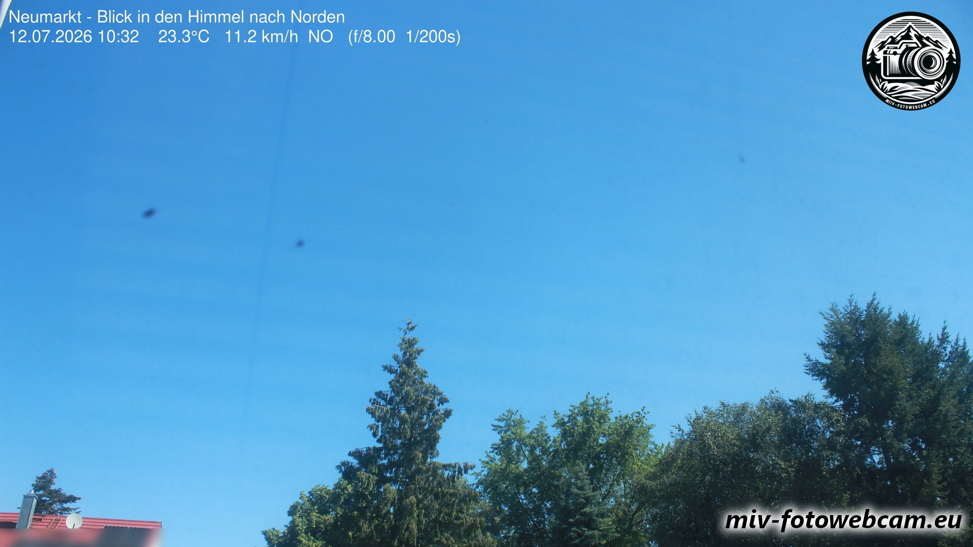 Archiv Foto Neumarkt in der Oberpfalz: Wetter-Webcam Norden