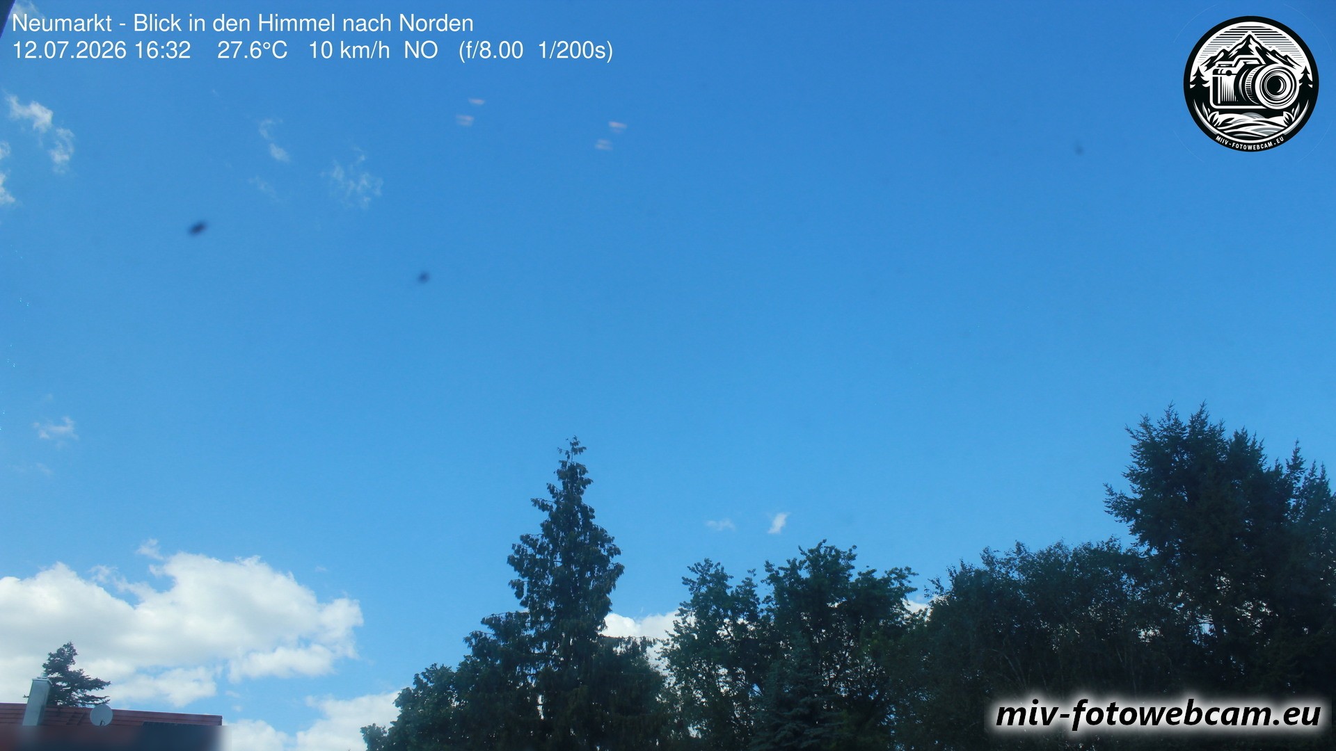 Archiv Foto Neumarkt in der Oberpfalz: Wetter-Webcam Norden