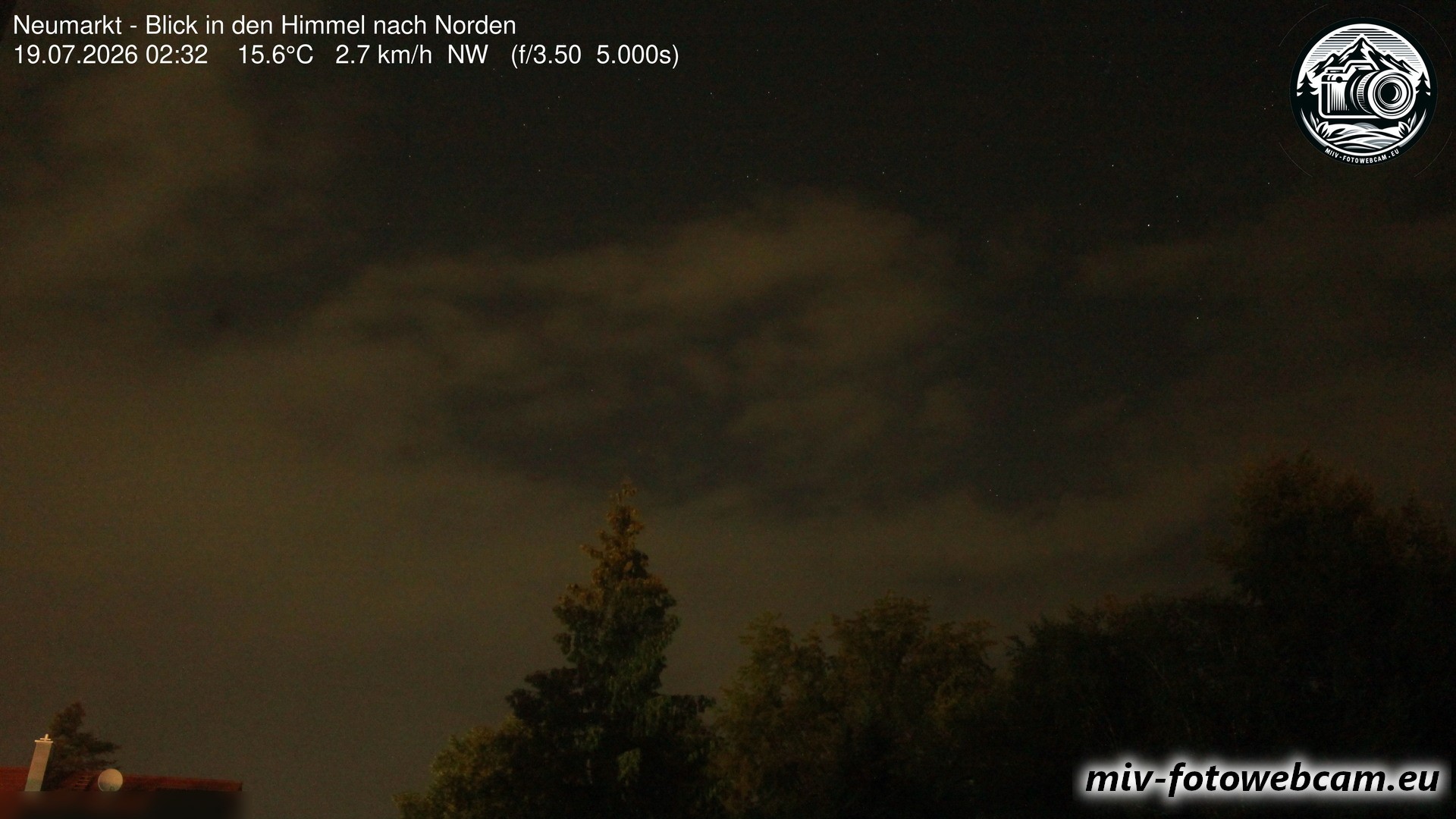 Archiv Foto Neumarkt in der Oberpfalz: Wetter-Webcam Norden