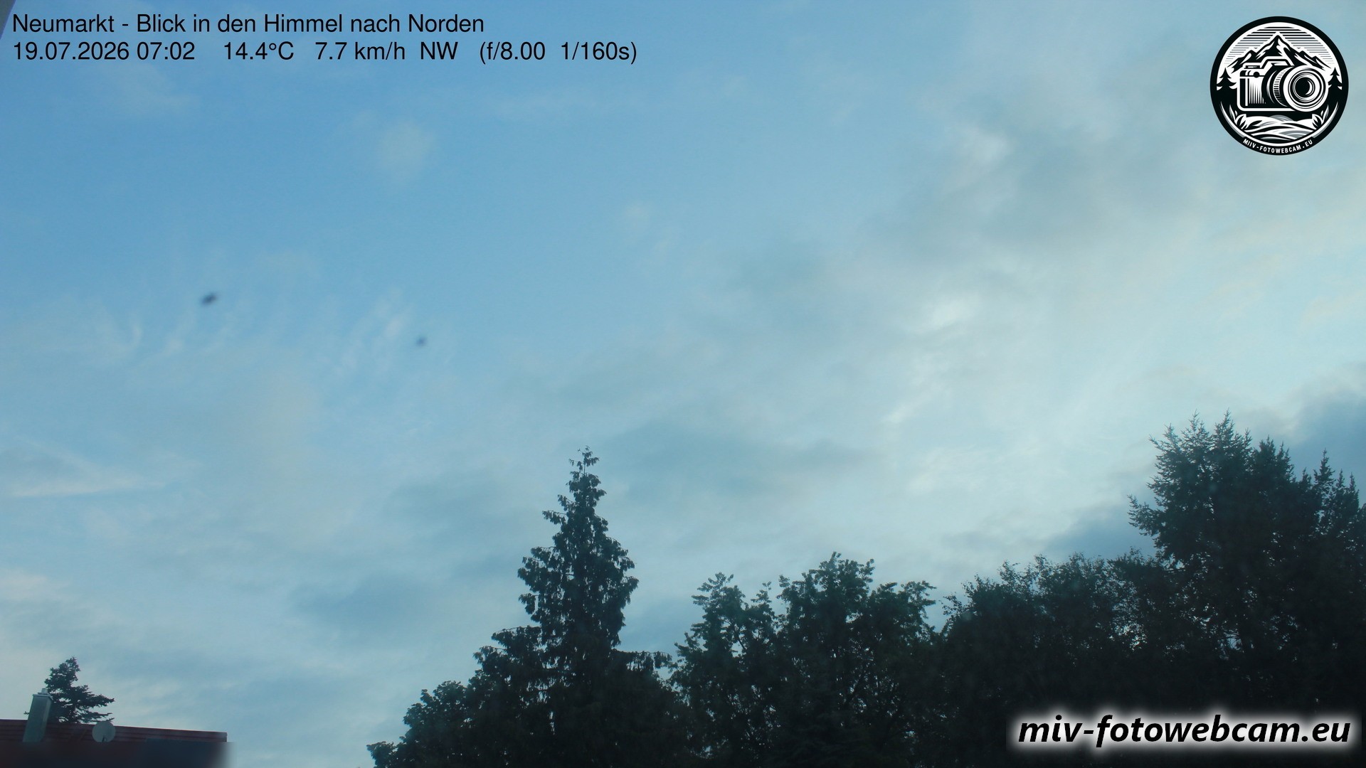 Archiv Foto Neumarkt in der Oberpfalz: Wetter-Webcam Norden