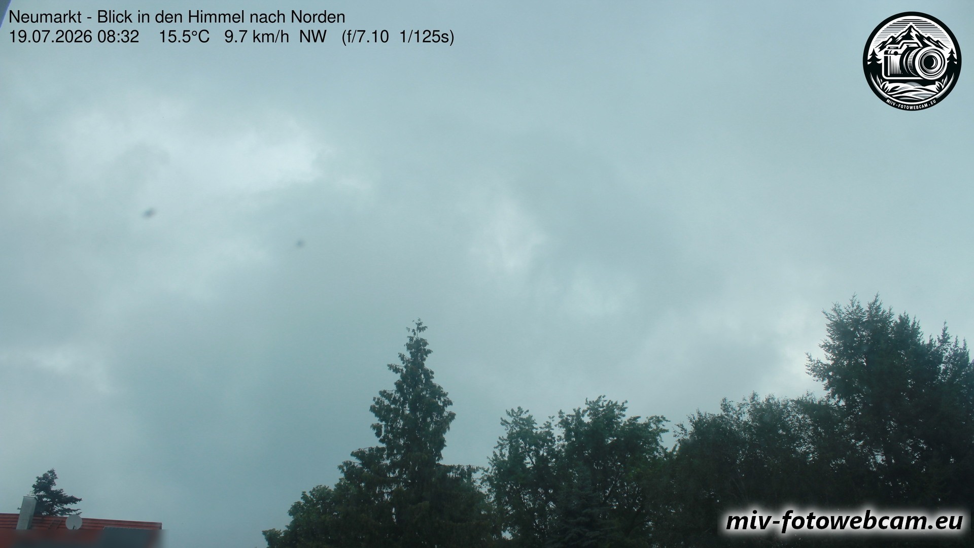 Archiv Foto Neumarkt in der Oberpfalz: Wetter-Webcam Norden