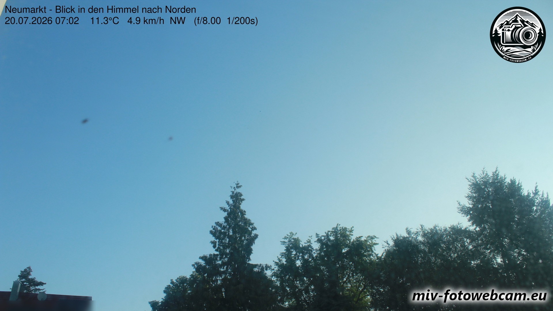 Archiv Foto Neumarkt in der Oberpfalz: Wetter-Webcam Norden