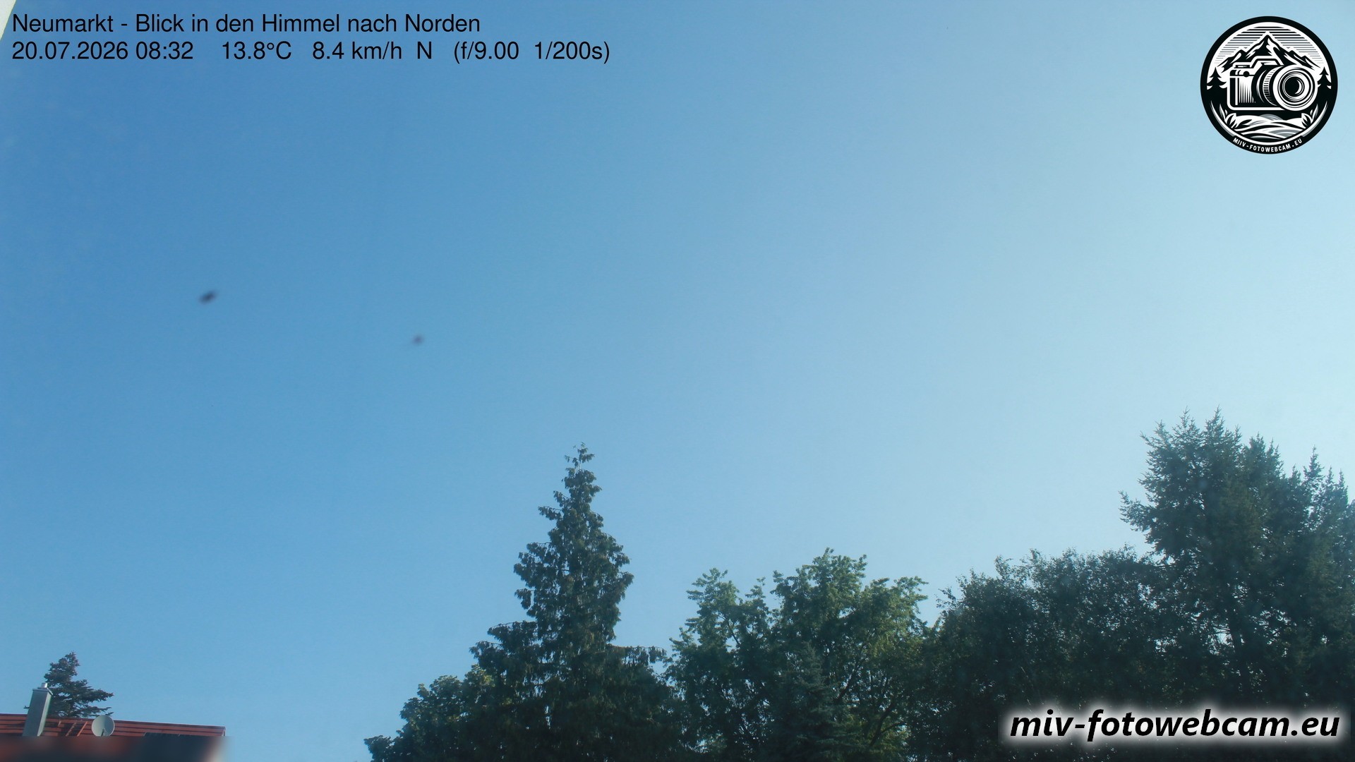 Archiv Foto Neumarkt in der Oberpfalz: Wetter-Webcam Norden