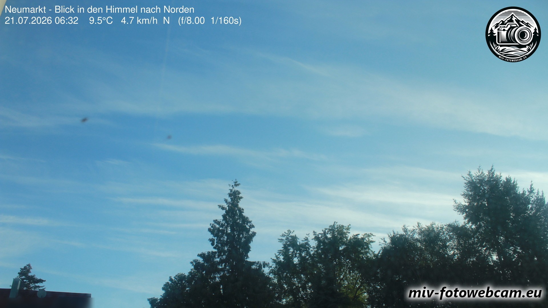 Archiv Foto Neumarkt in der Oberpfalz: Wetter-Webcam Norden